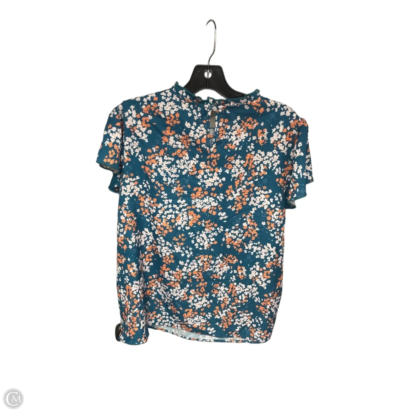 Top Short Sleeve By Clothes Mentor In Teal, Size: L