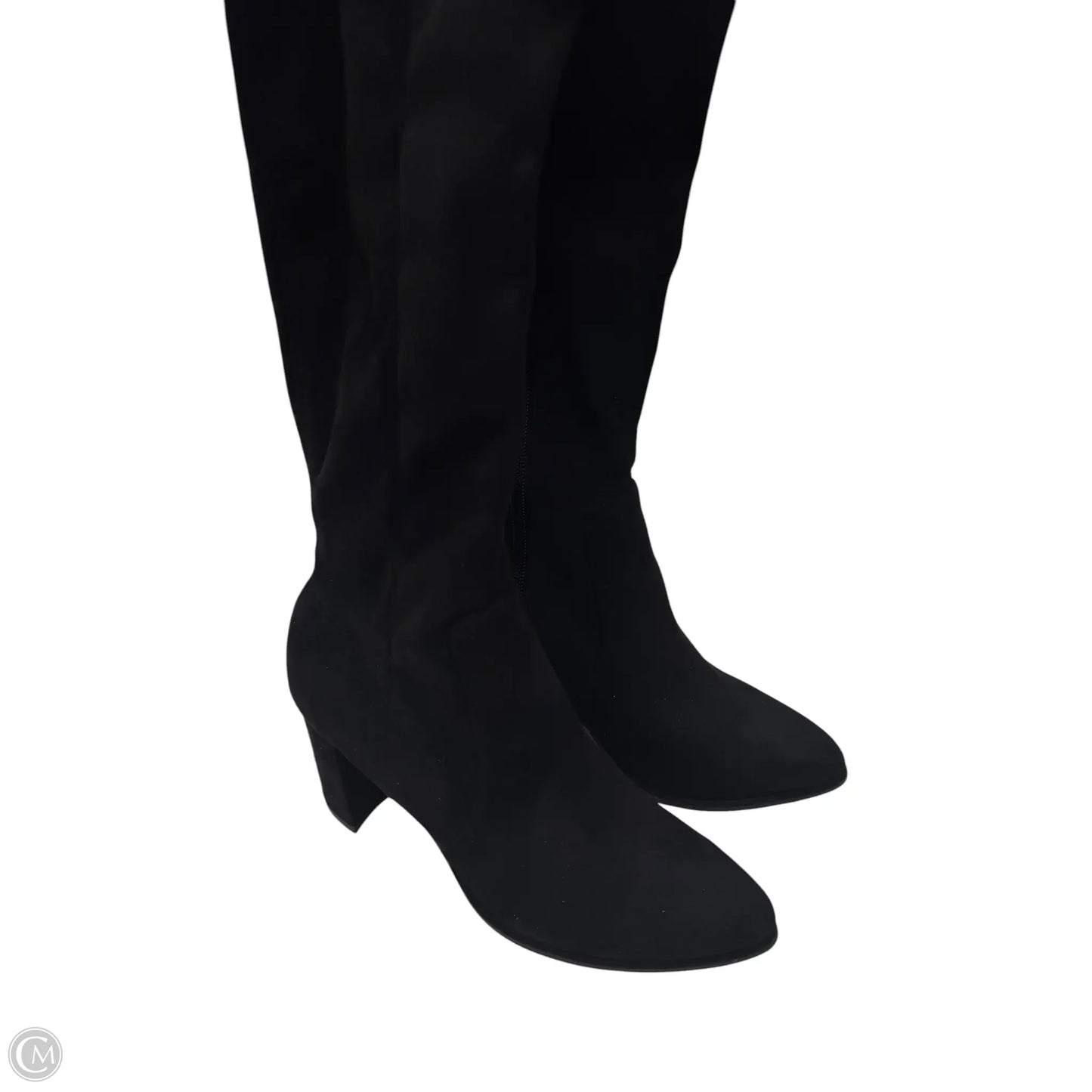 Boots Knee Heels By Marc Fisher In Black, Size: 6