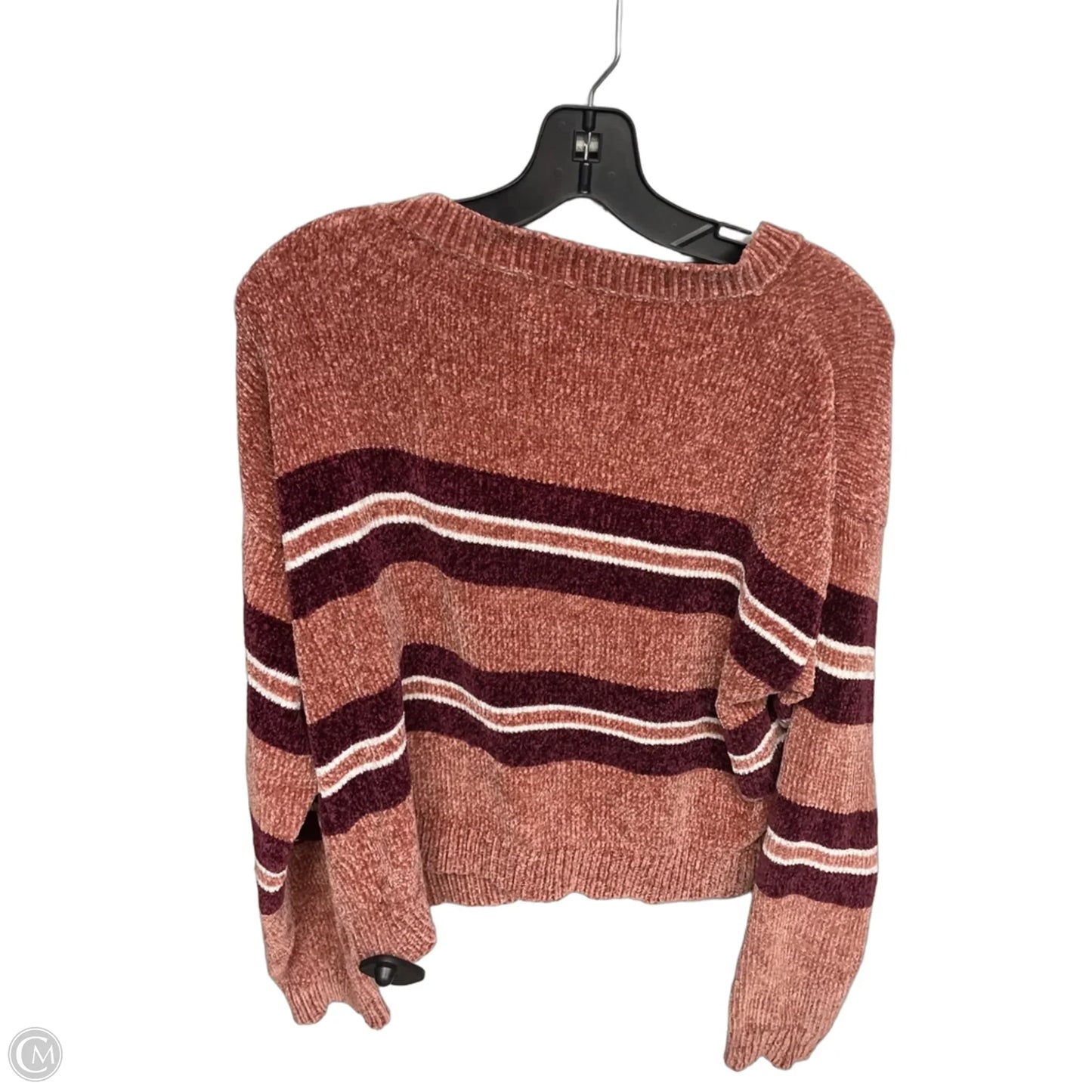 Sweater By Love Tree In Orange & Red, Size: L