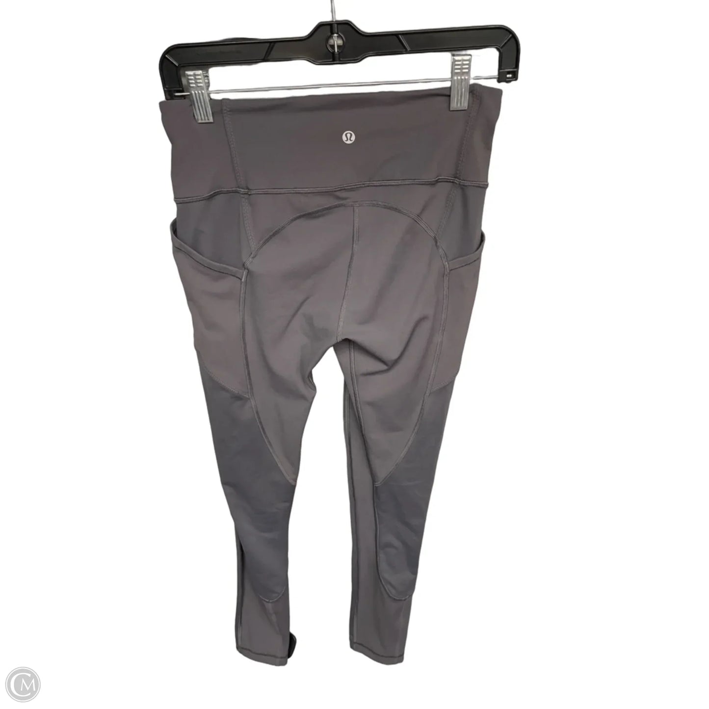 Athletic Leggings By Lululemon In Grey, Size: 8