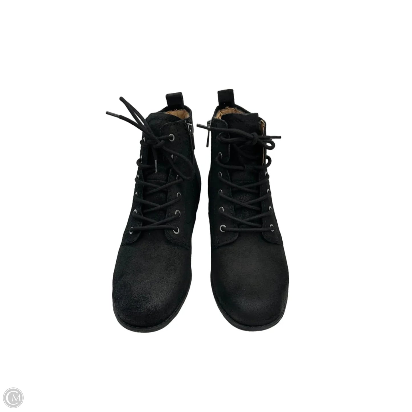 Boots Ankle Flats By Earth In Black, Size: 7.5