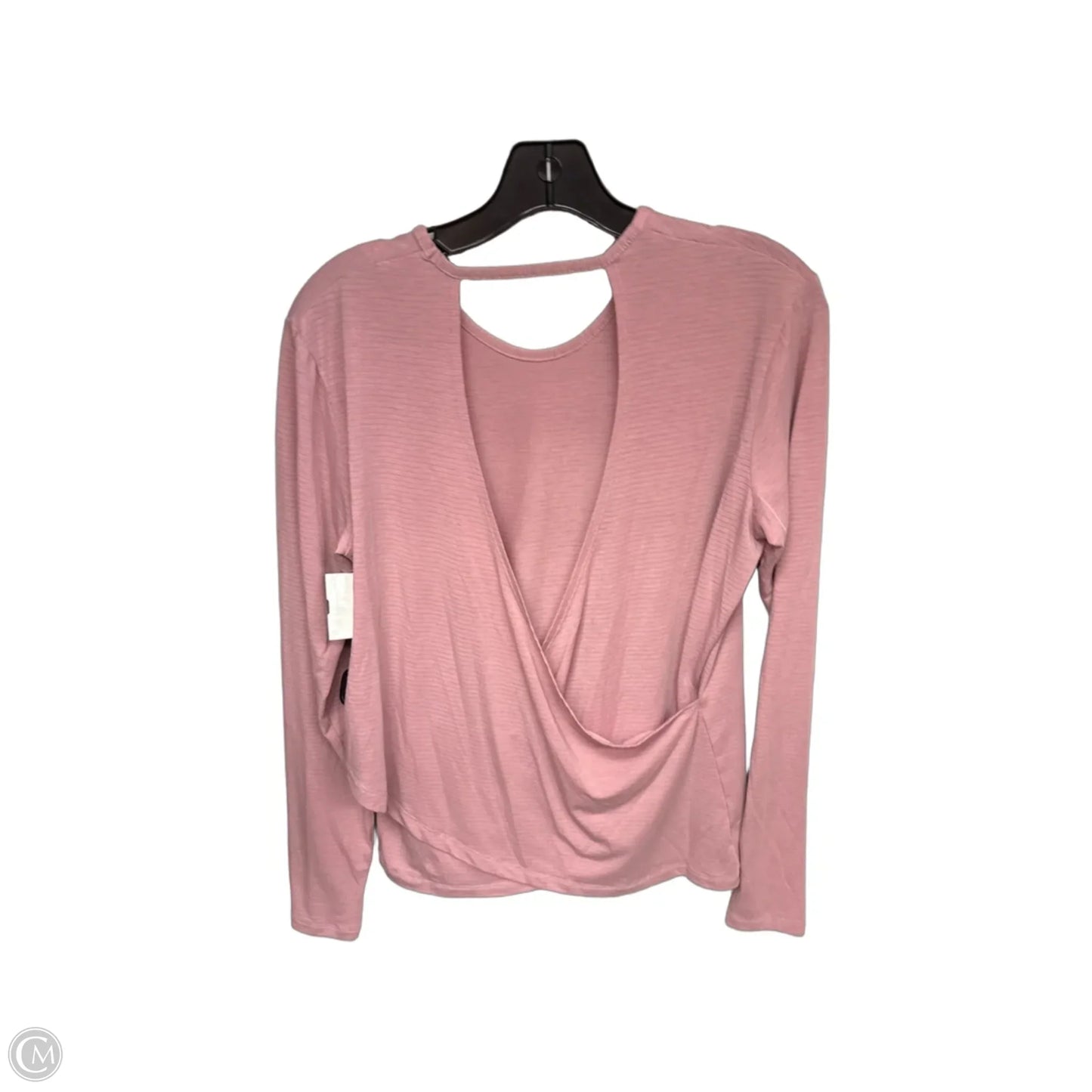 Athletic Top Long Sleeve Crewneck By All In Motion In Pink, Size: M