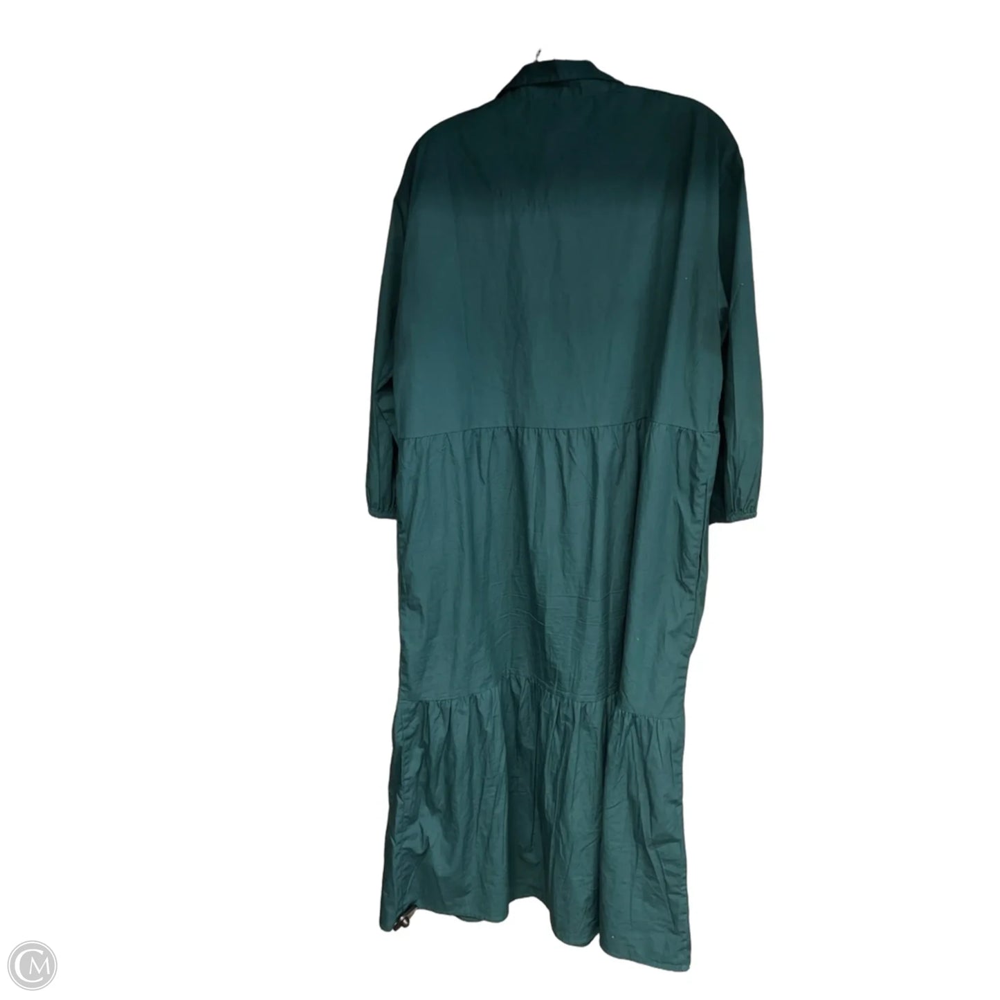 Dress Casual Maxi By Quince In Teal, Size: Xl