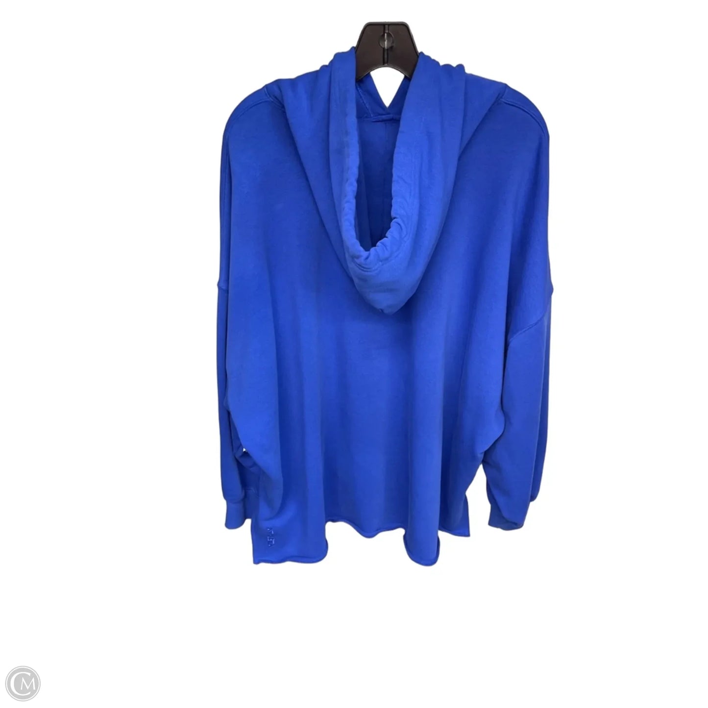 Sweatshirt Hoodie By Athleta In Blue, Size: L