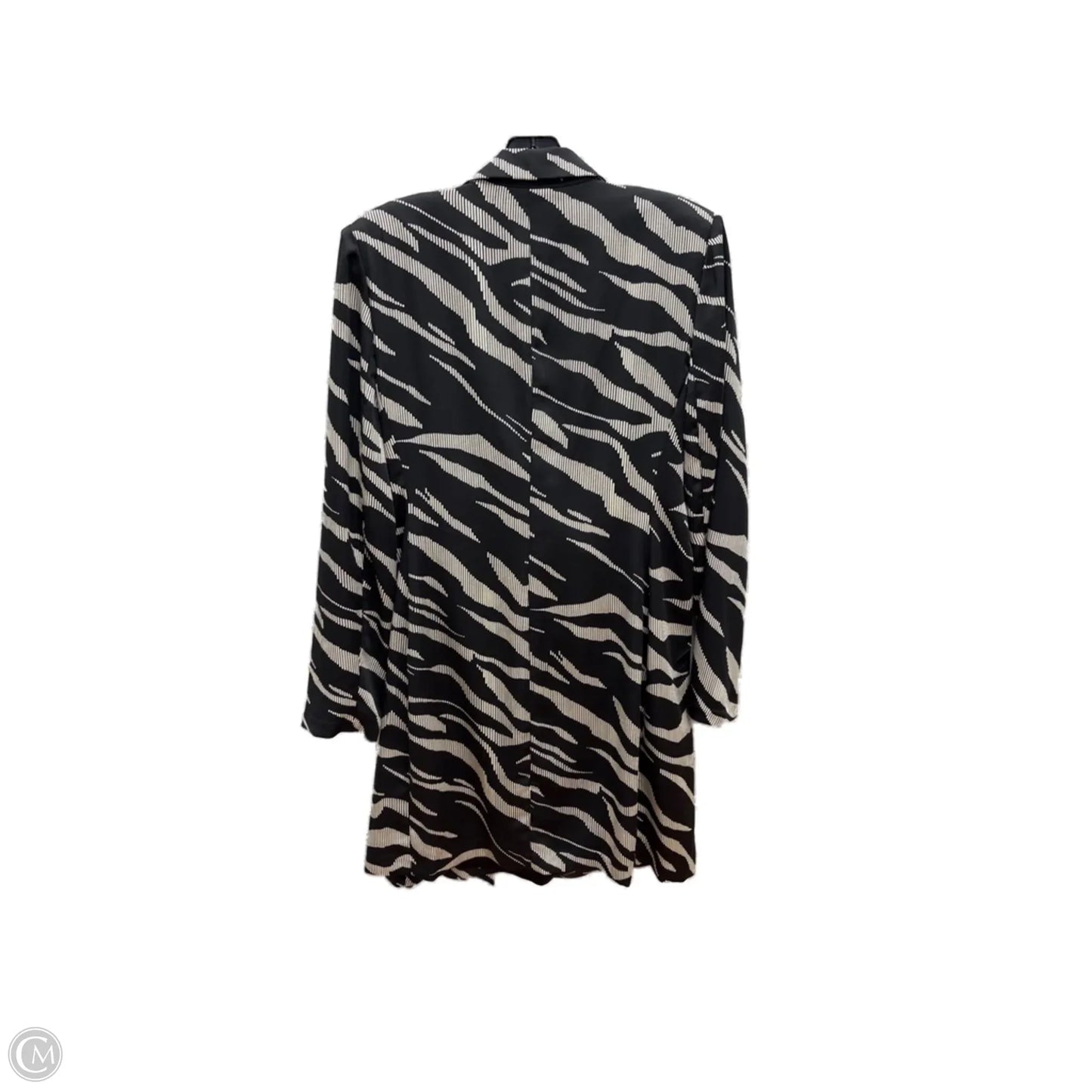 Dress Party Short By Dkny In Black & Cream, Size: 14