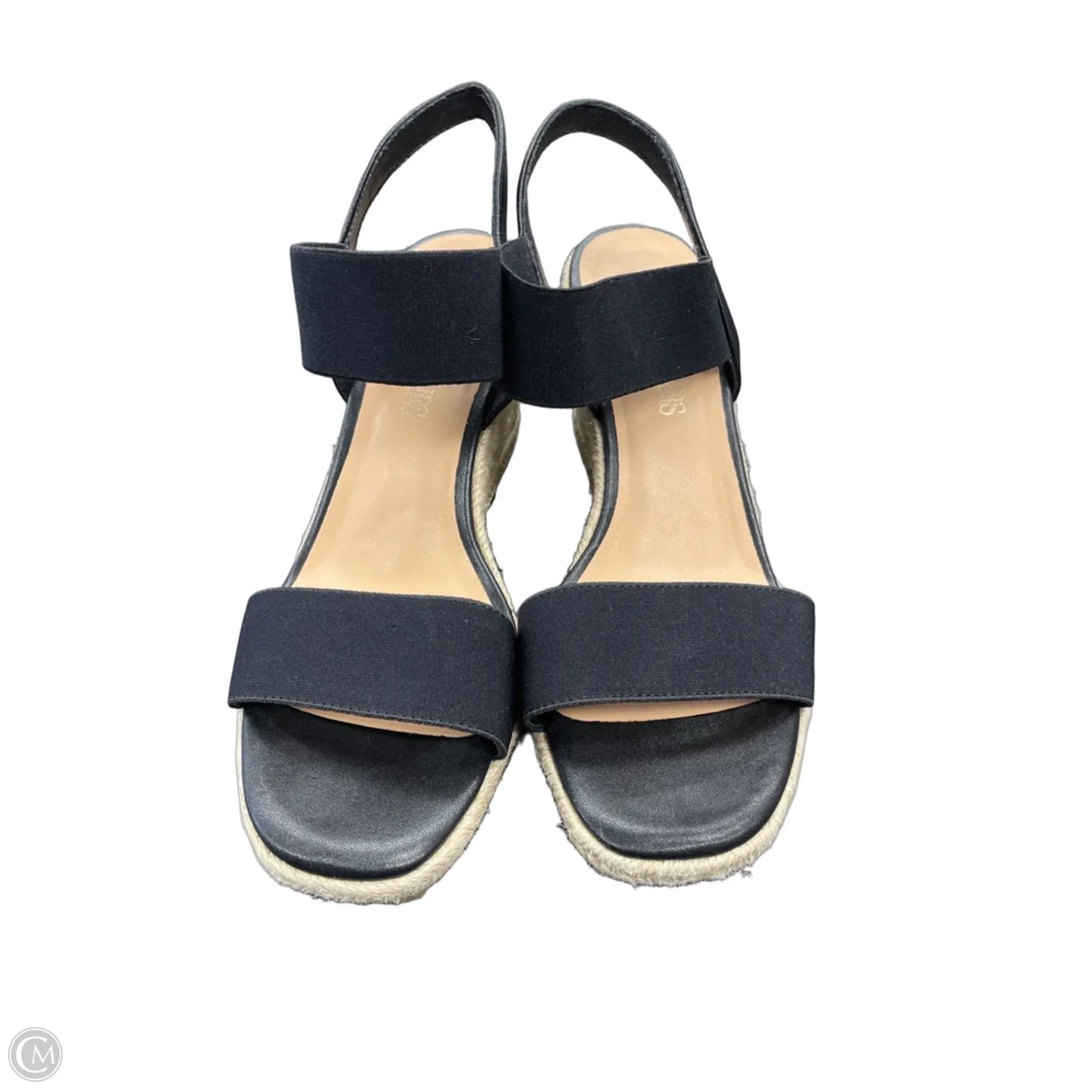 Sandals Heels Wedge By Dream Pairs In Black, Size: 7.5