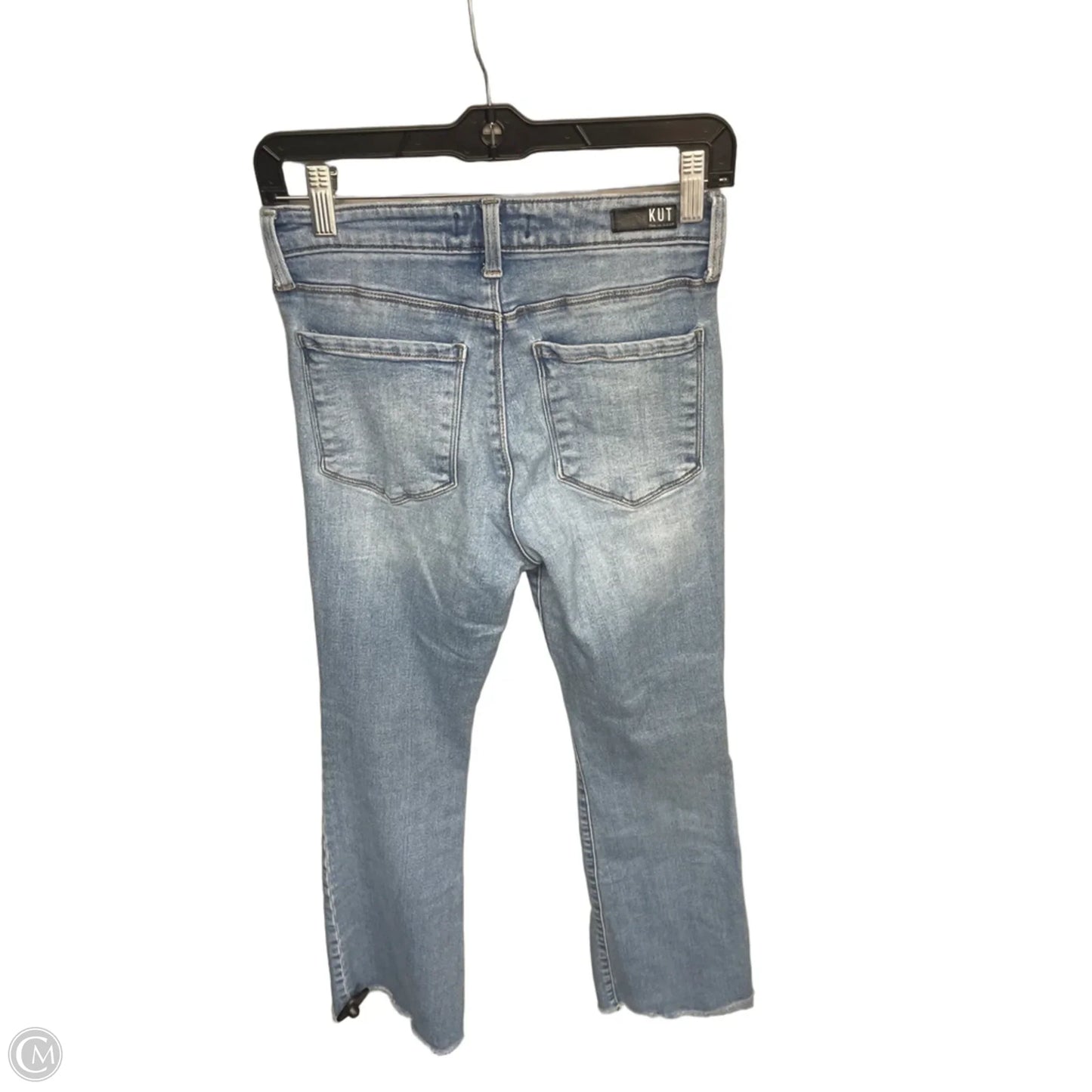 Jeans Wide Leg By Kut In Blue Denim, Size: 4