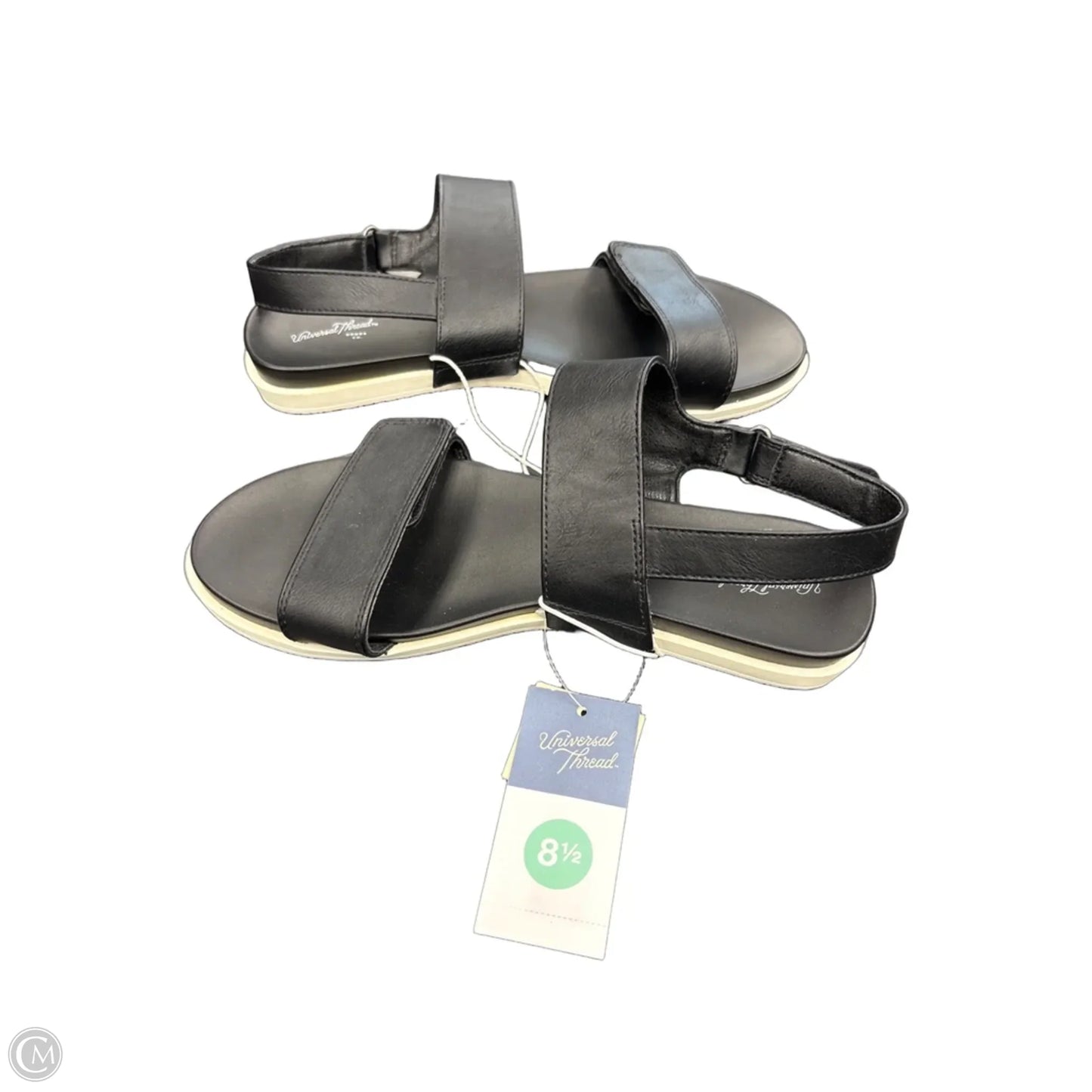 Sandals Flats By Universal Thread In Black, Size: 8.5