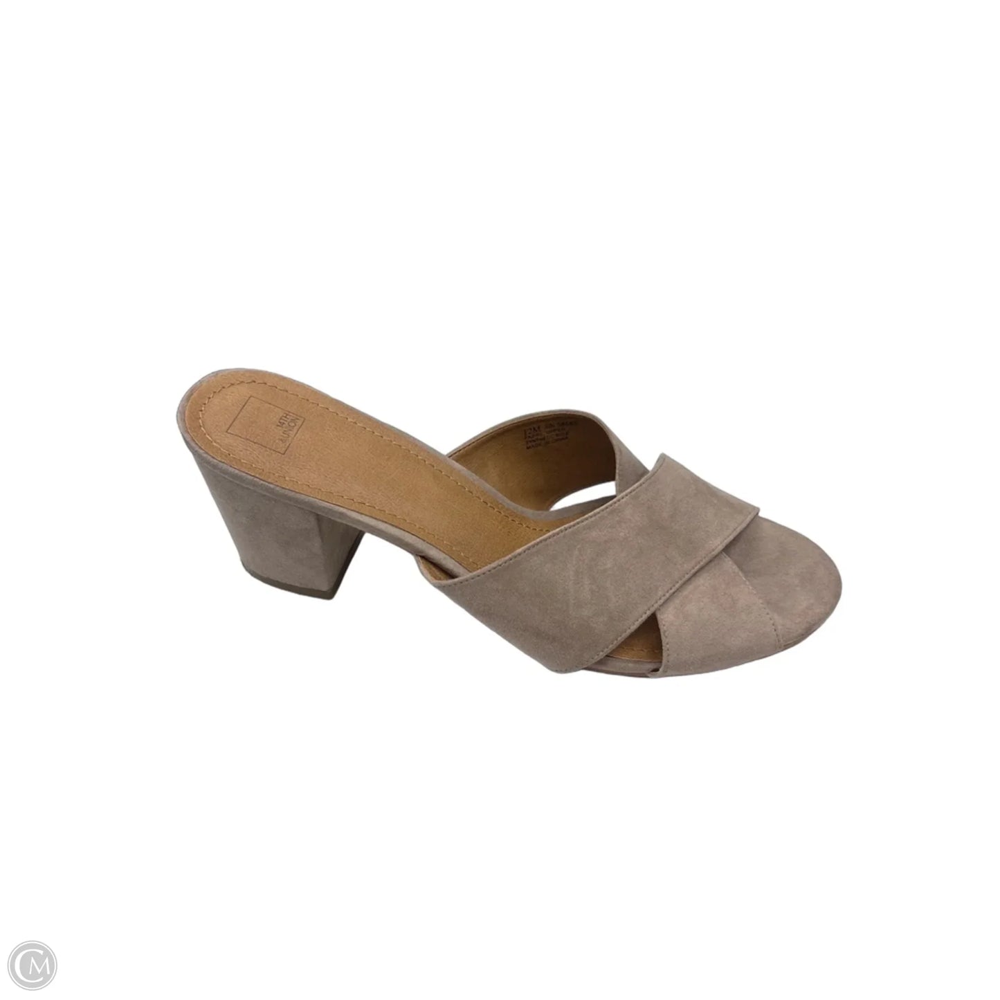 Shoes Heels Block By 14th And Union In Beige, Size: 12