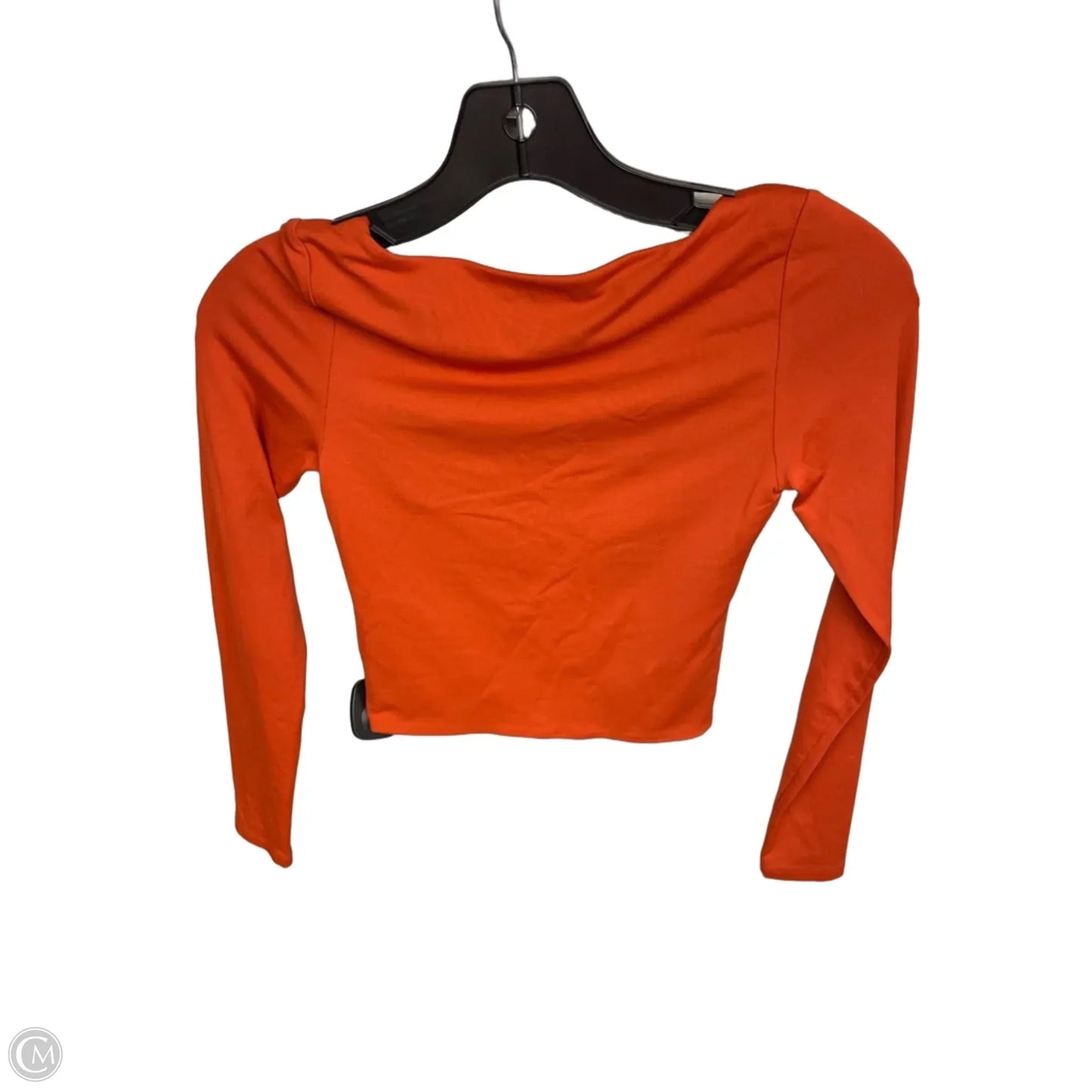 Top Long Sleeve By Babaton In Orange, Size: Xs
