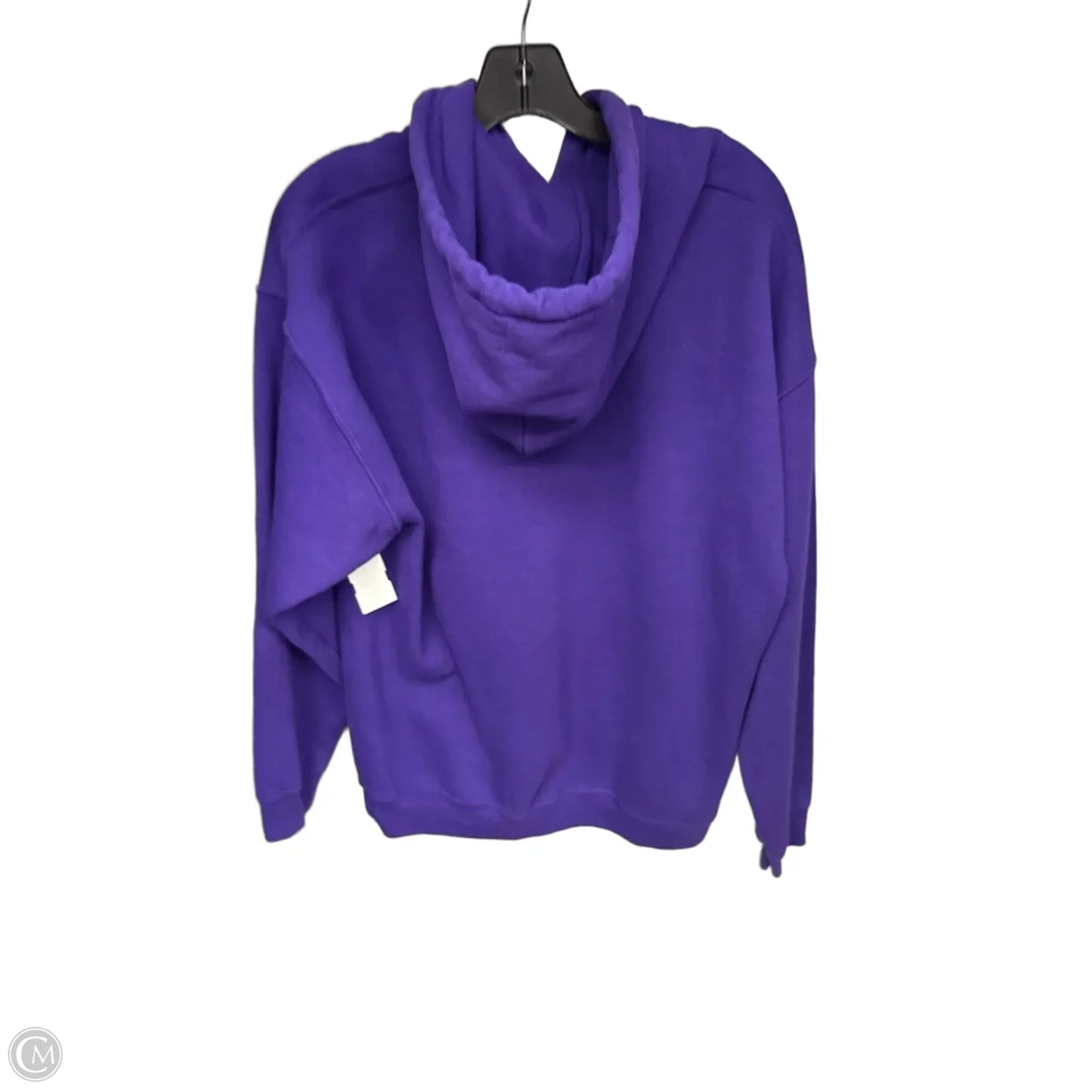 Sweatshirt Hoodie By Gildan In Purple, Size: L