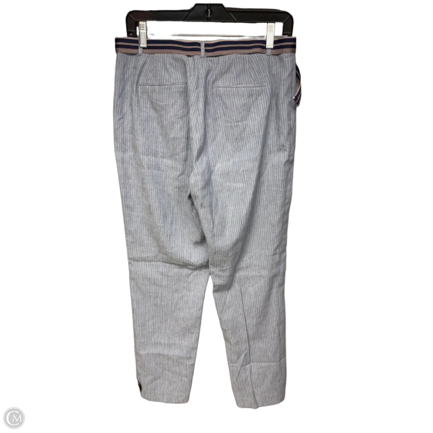 Pants Linen By Tahari In Blue, Size: 8