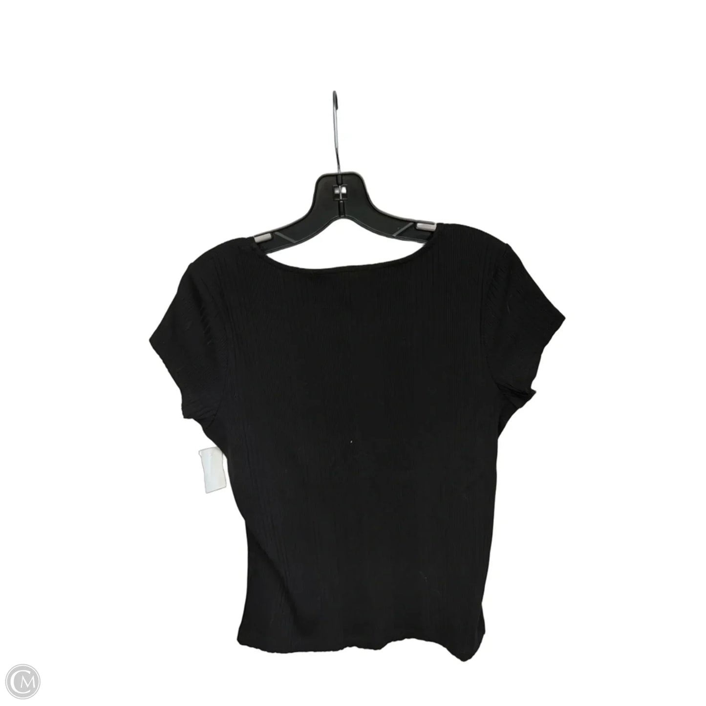 Top Short Sleeve By Rachel Zoe In Black, Size: Xl