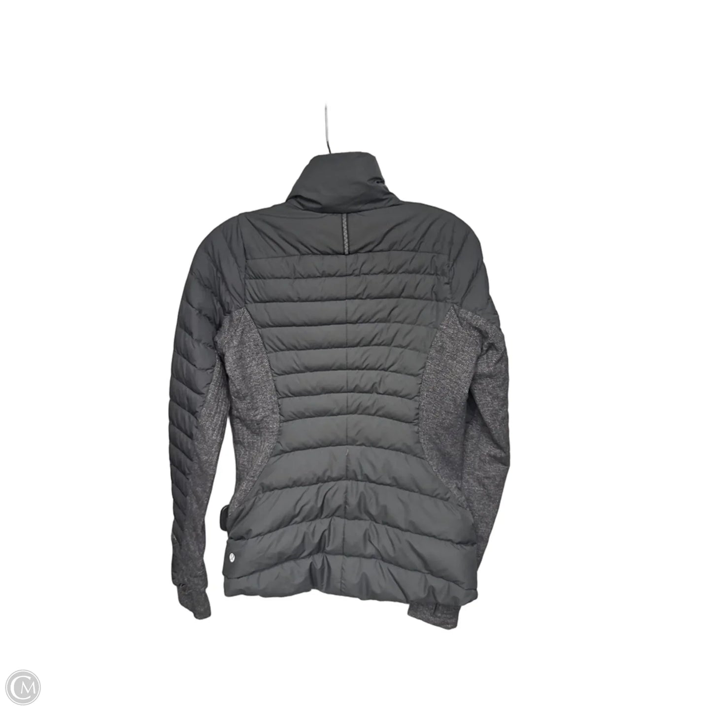 Athletic Jacket By Lululemon In Black, Size: 6