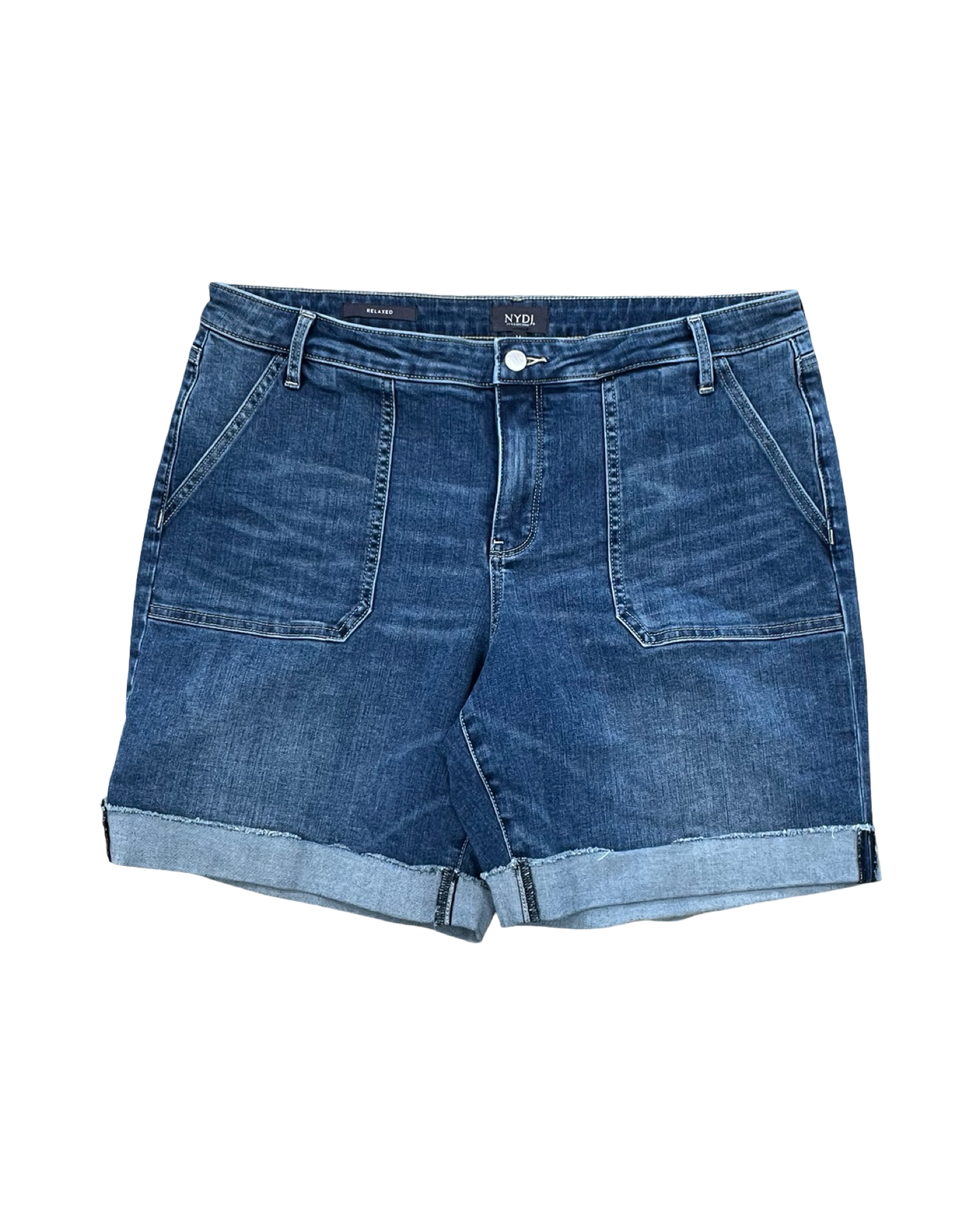 Shorts By Not Your Daughters Jeans In Blue Denim, Size:14