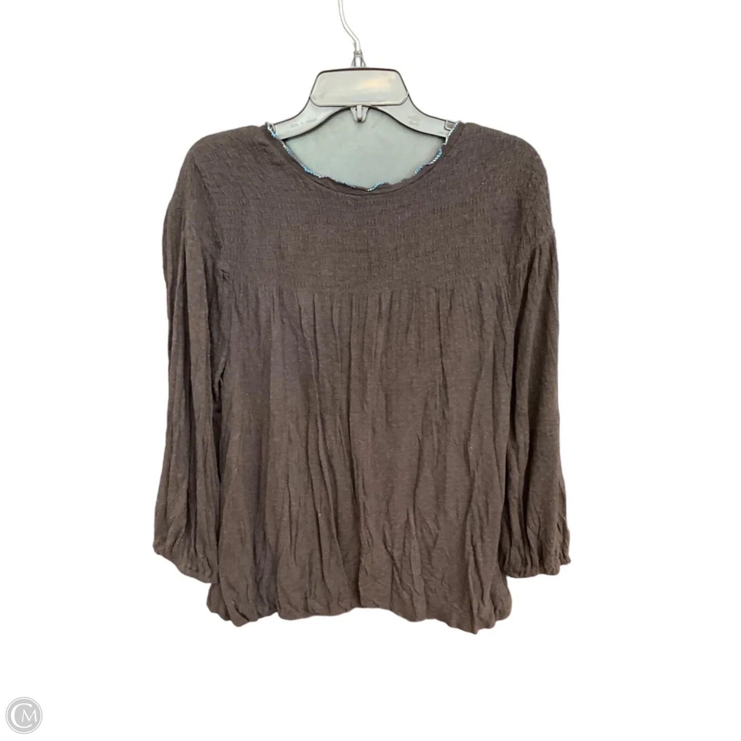 Top Long Sleeve By Free People In Black, Size: L