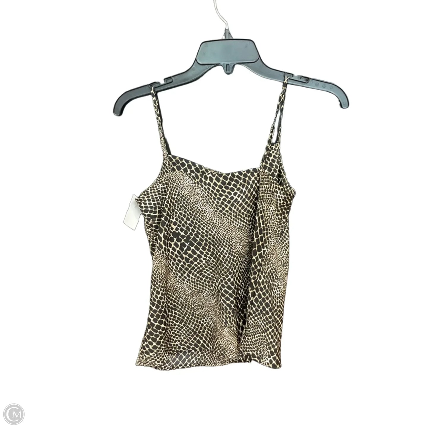 Top Sleeveless By Banana Republic In Snakeskin Print, Size: Xxs