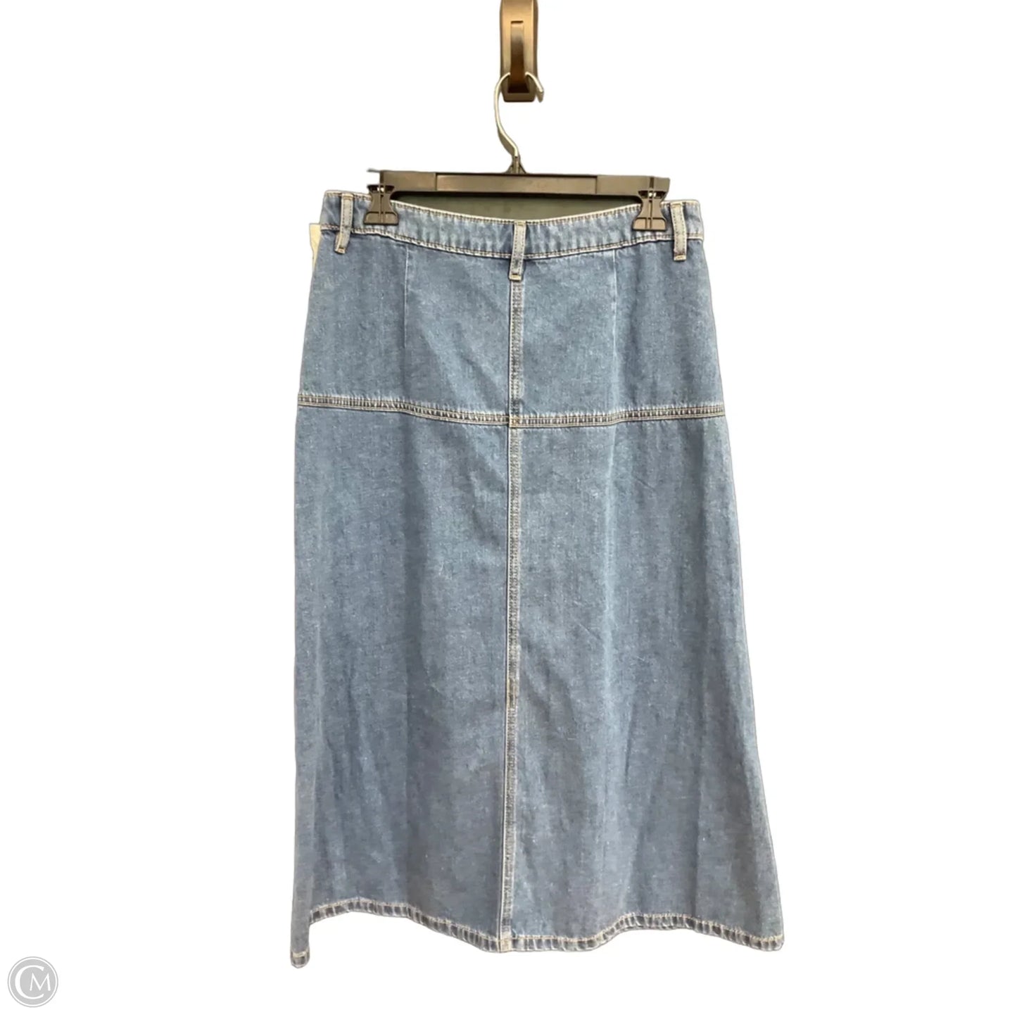 Skirt Maxi By Ann Taylor In Blue Denim, Size: 2p