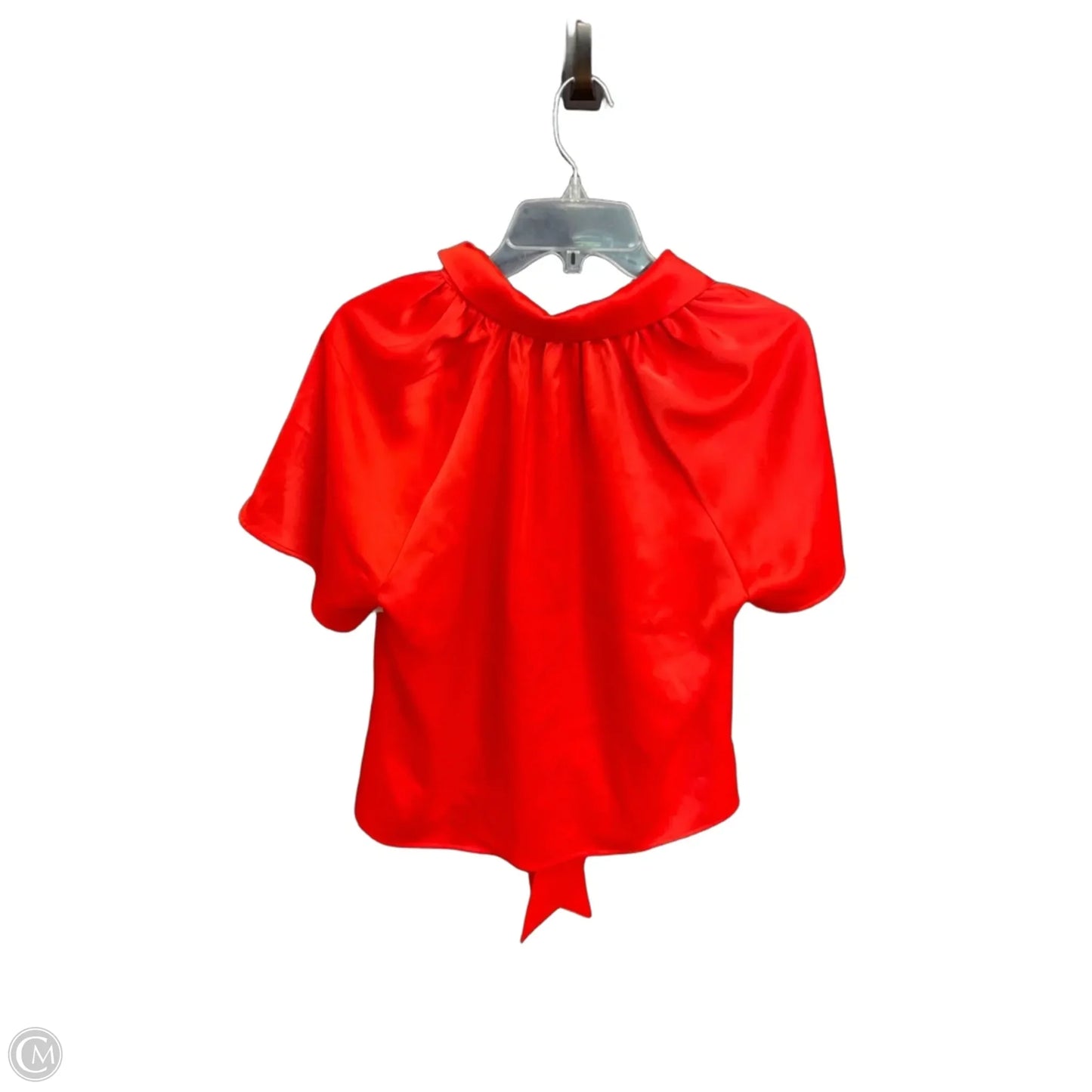 Top Short Sleeve By Anne Klein In Orange, Size: S