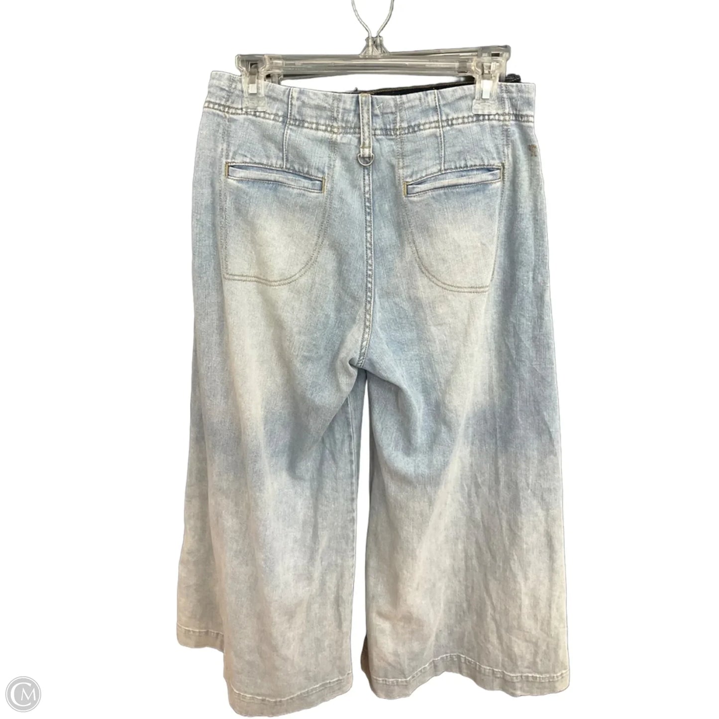Jeans Flared By Pilcro In Blue Denim, Size: 4