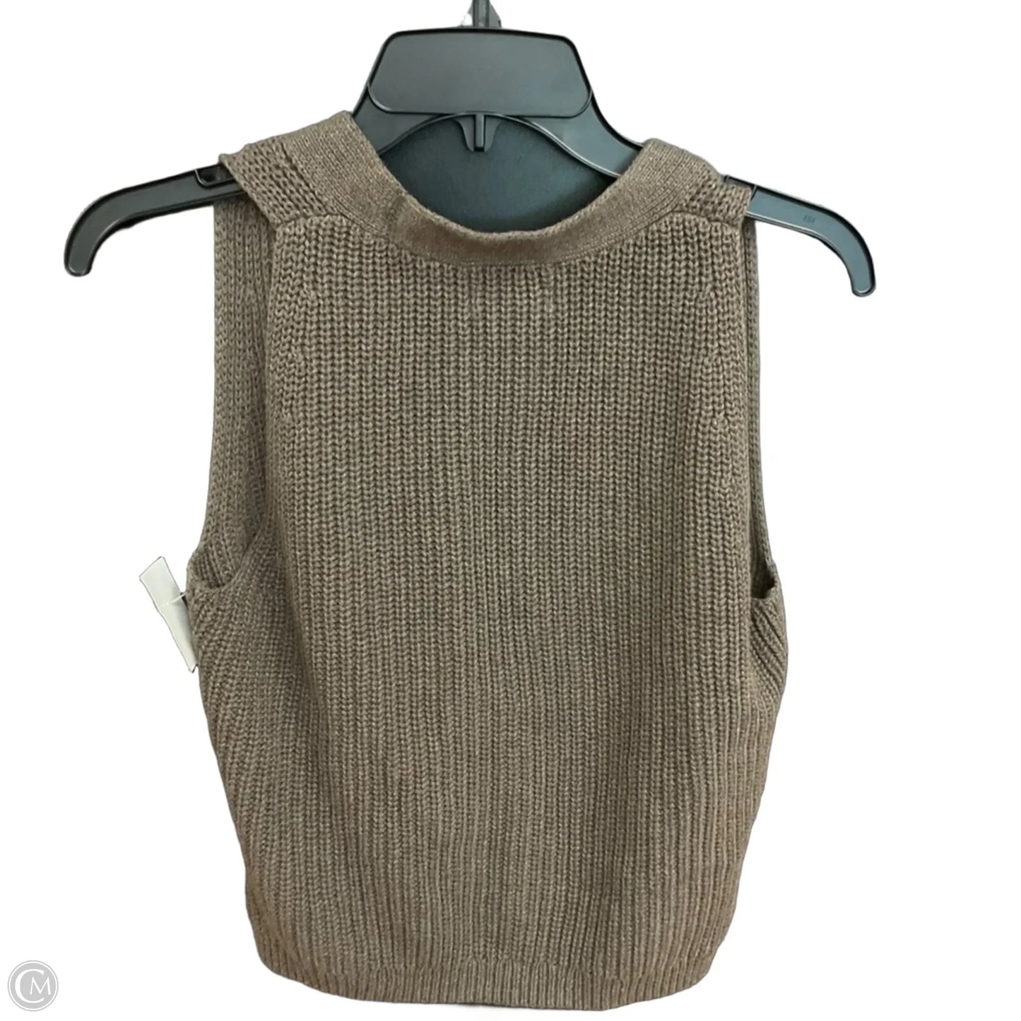 Vest Sweater By Universal Thread In Brown, Size: M