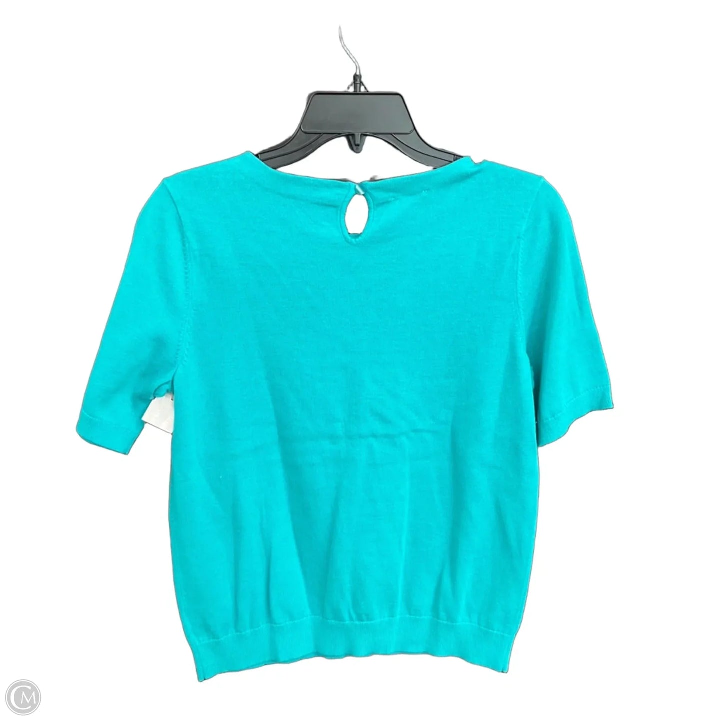Top Short Sleeve By Talbots In Teal, Size: Sp