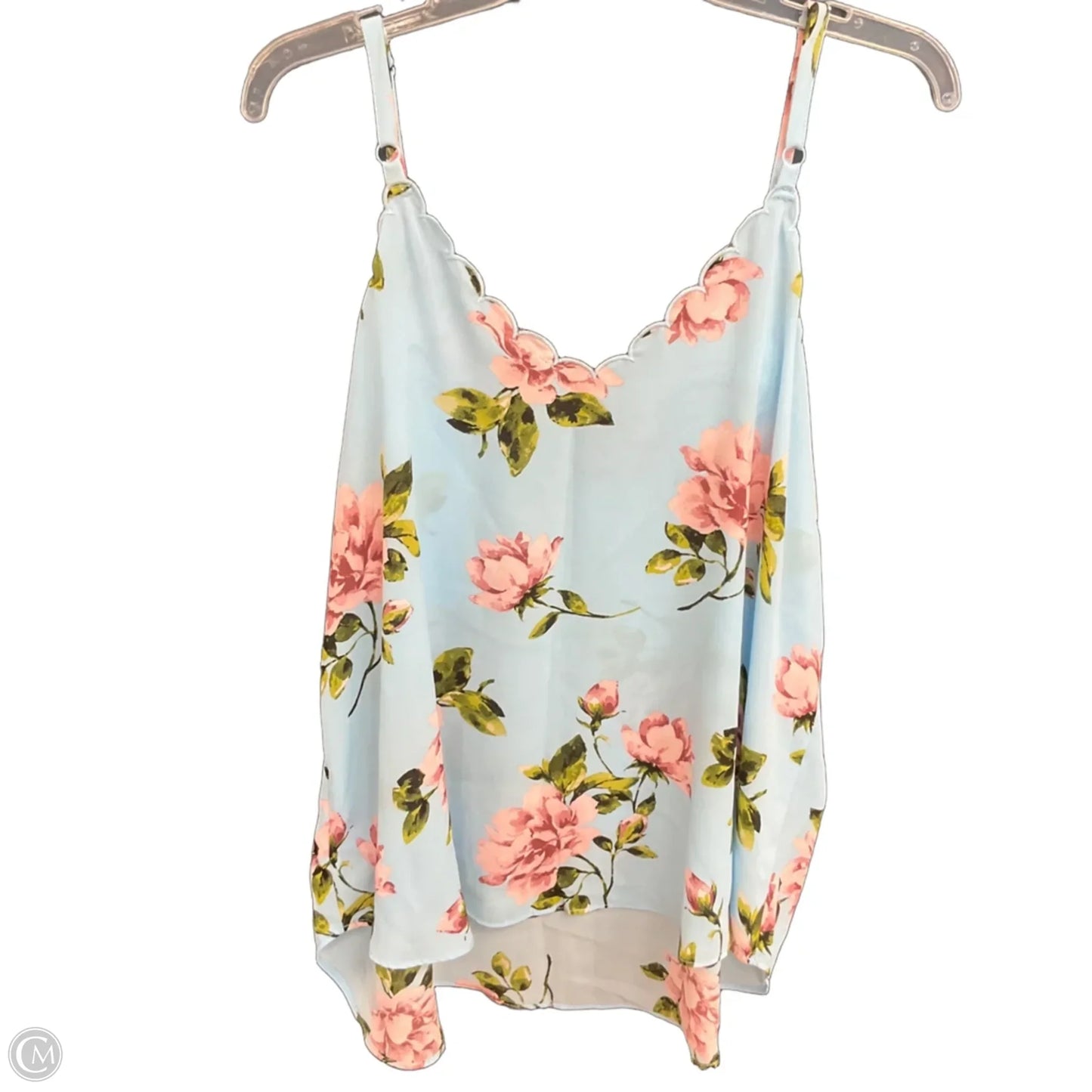 Top Sleeveless By Torrid In Blue, Size: 1x