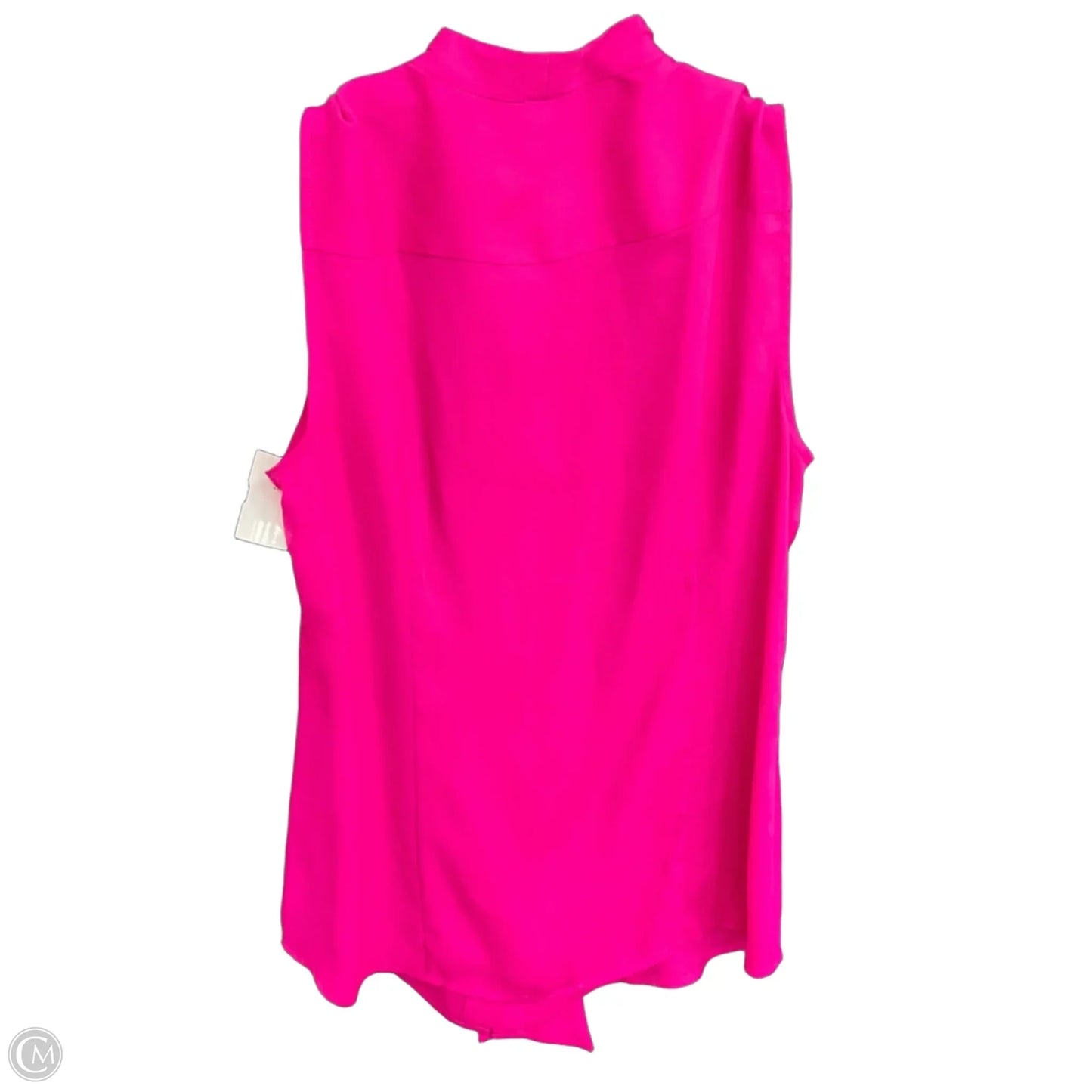 Blouse Sleeveless By Anne Klein In Pink, Size: M