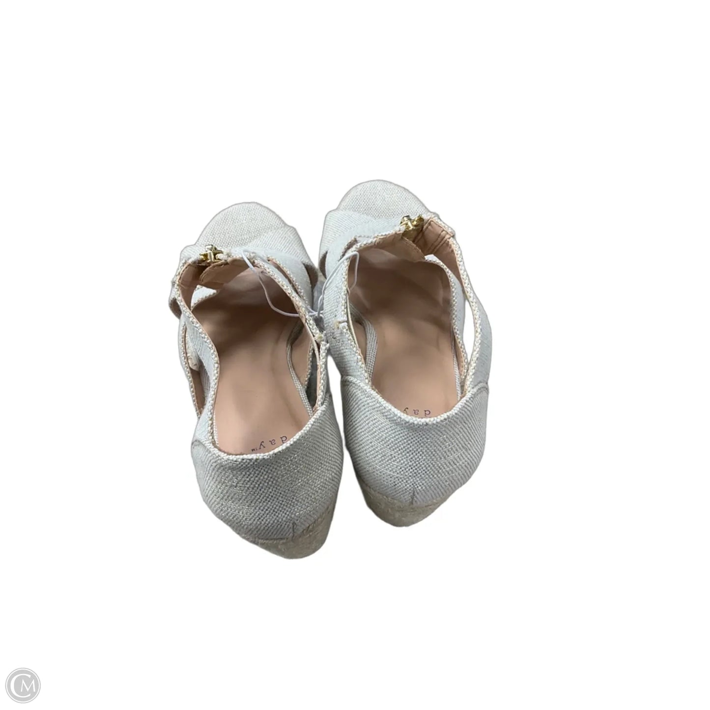 Sandals Heels Wedge By A New Day In Tan, Size: 8.5