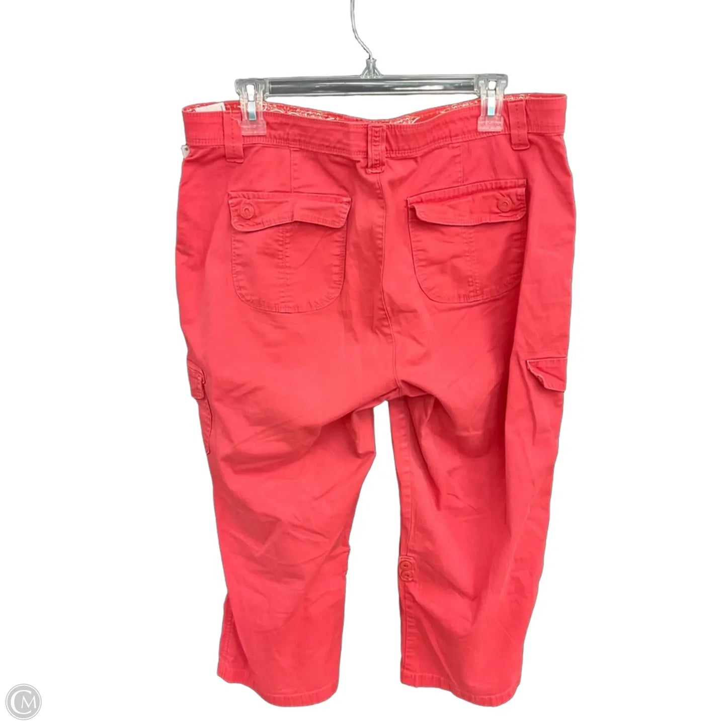 Pants Cropped By Gloria Vanderbilt In Pink, Size: 14