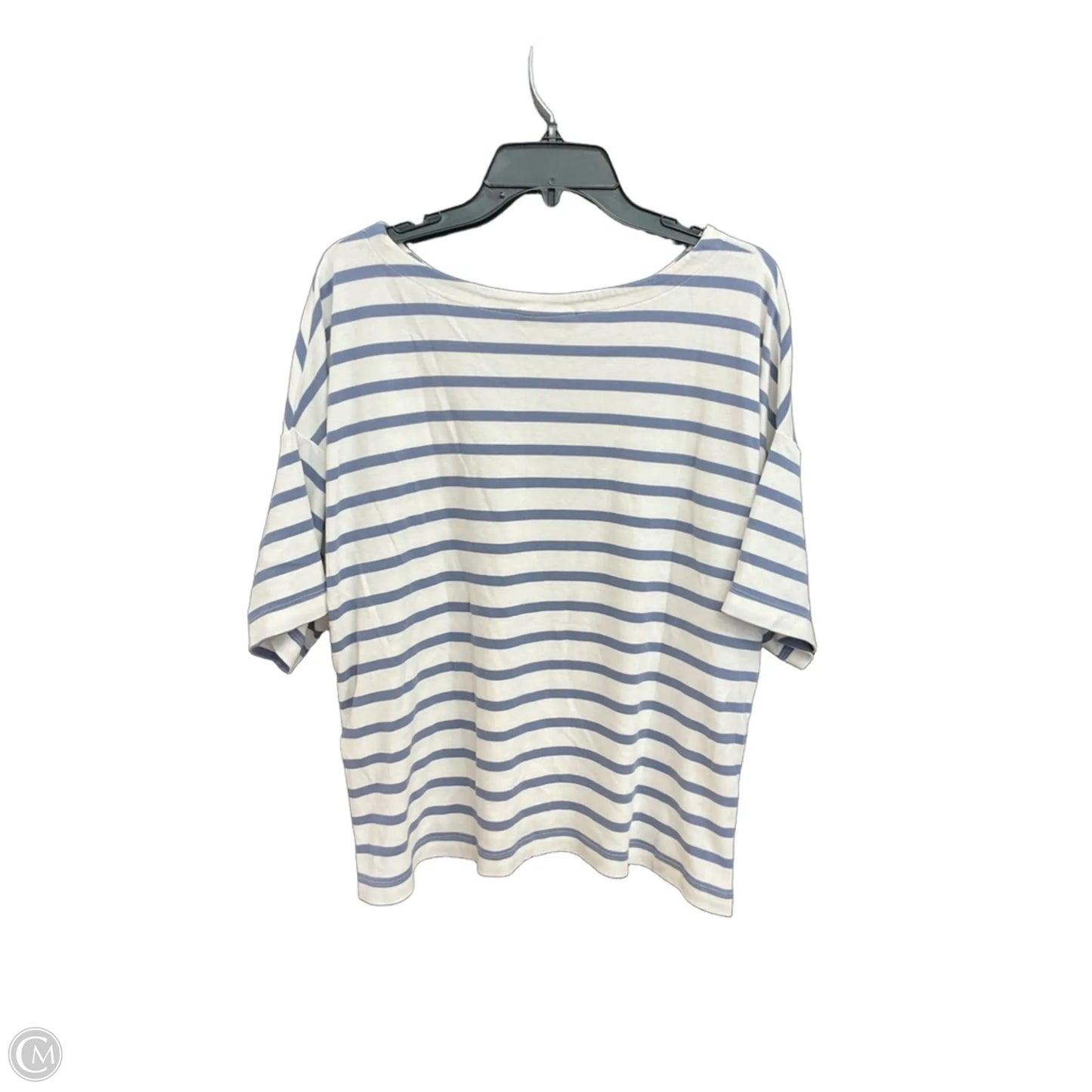 Top Short Sleeve By J. Jill In Striped Pattern, Size: Xl