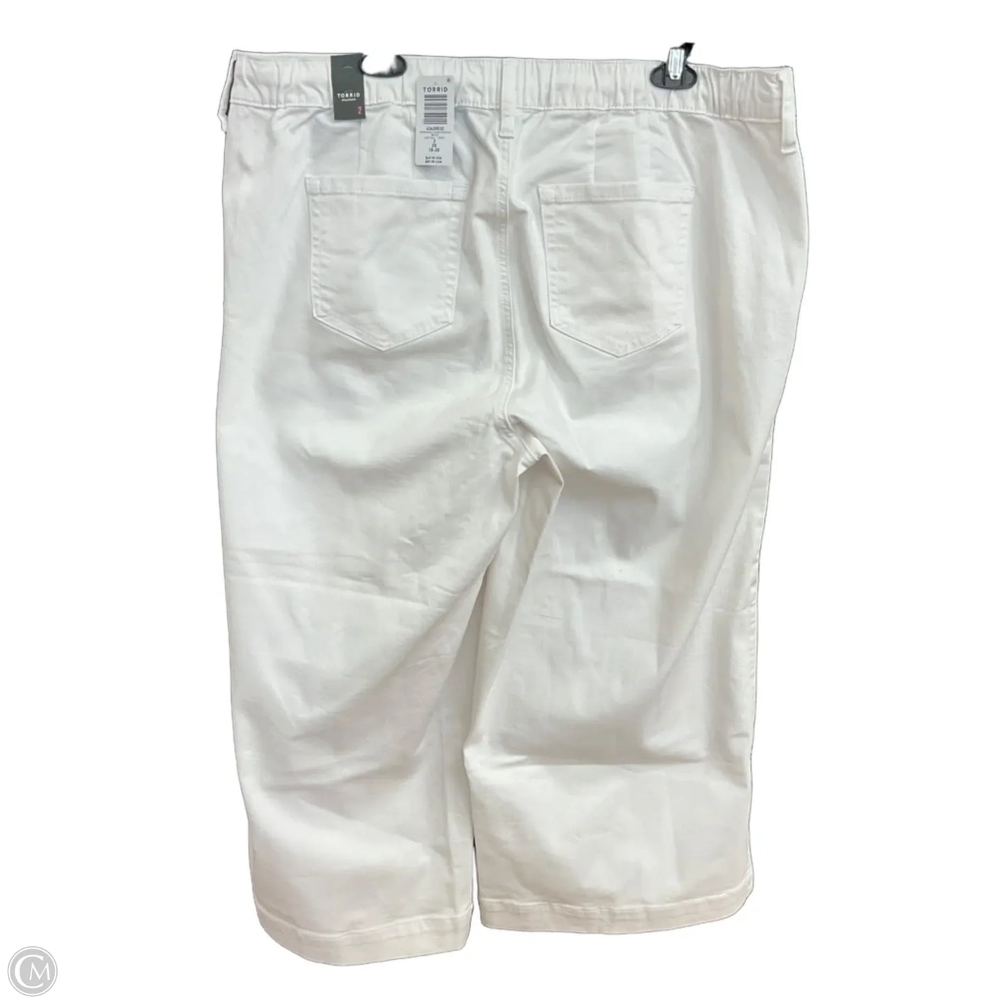 Pants Cropped By Torrid In White, Size: 18