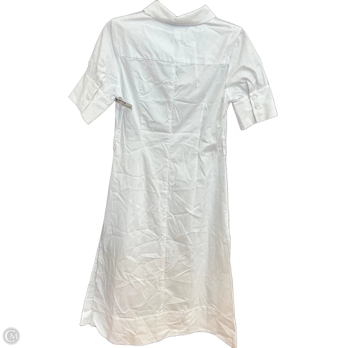Dress Casual Midi By Clothes Mentor In White, Size: M