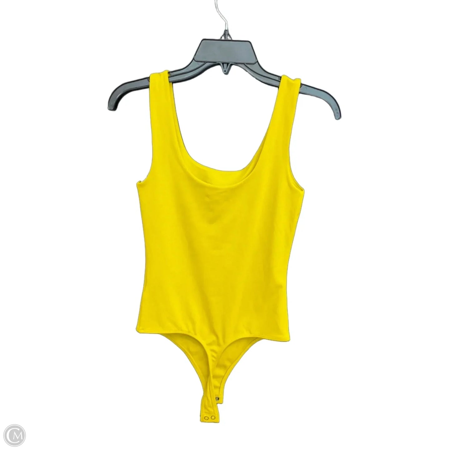 Bodysuit By Express In Yellow, Size: Xs