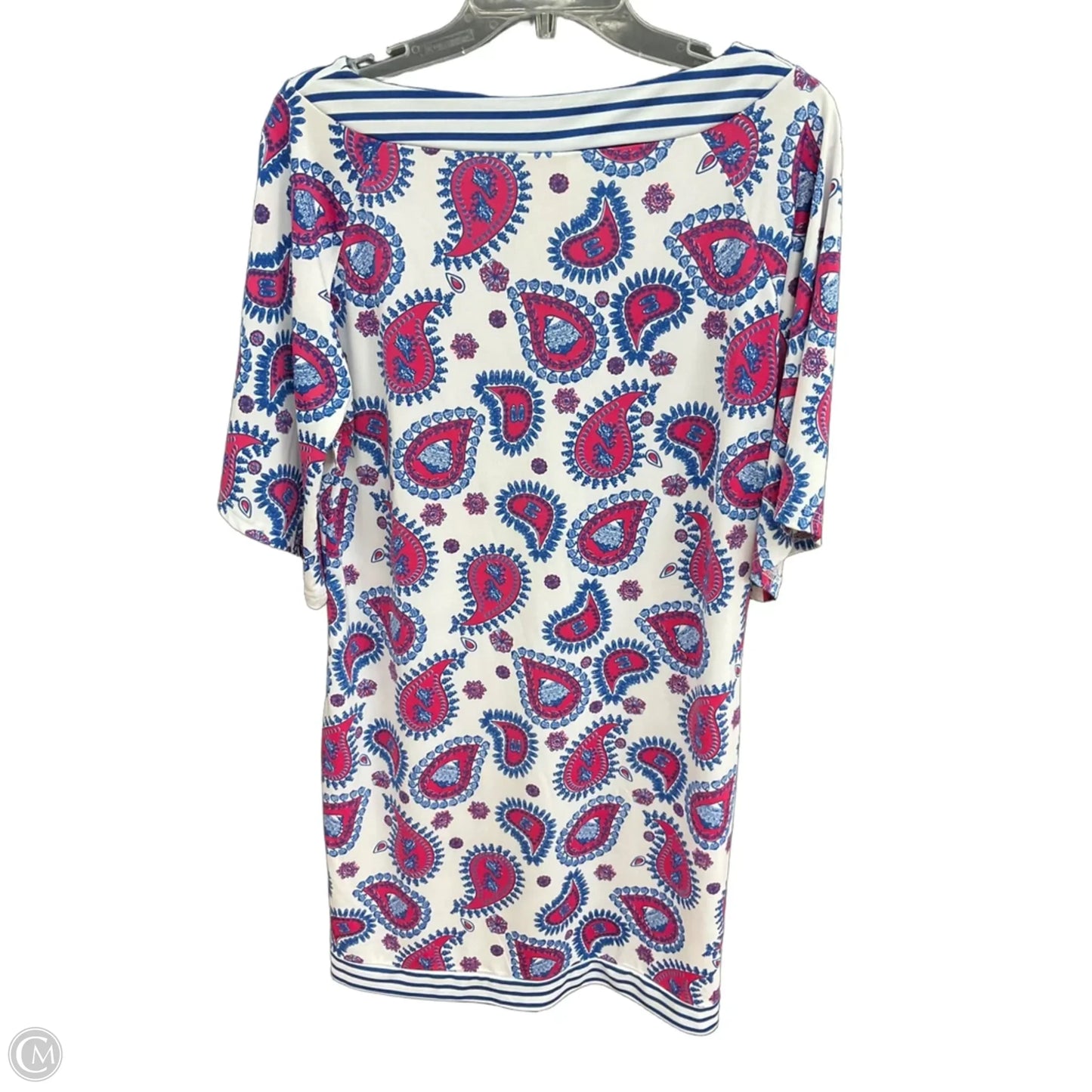Dress Casual Short By Tracy Negoshian In Geometric Pattern, Size: L