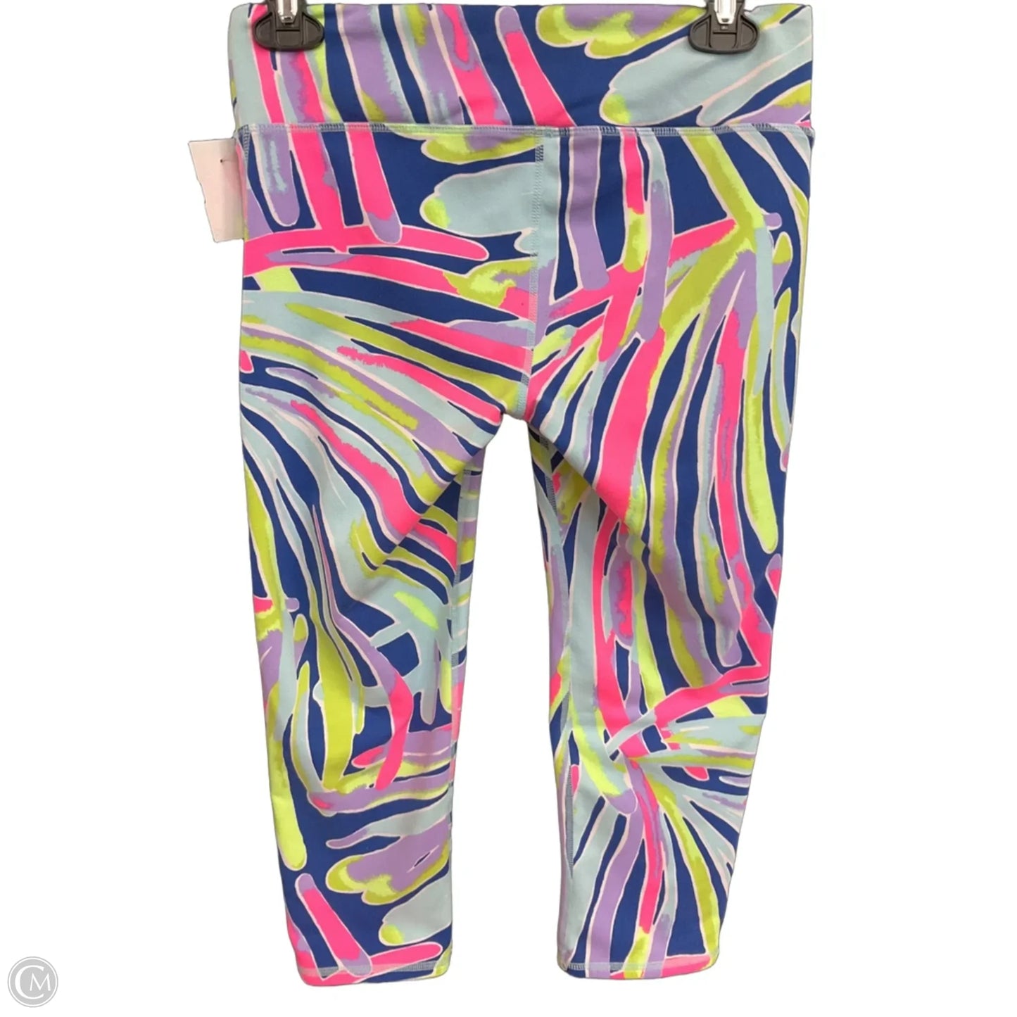 Capris Designer By Lilly Pulitzer In Geometric Pattern, Size: M