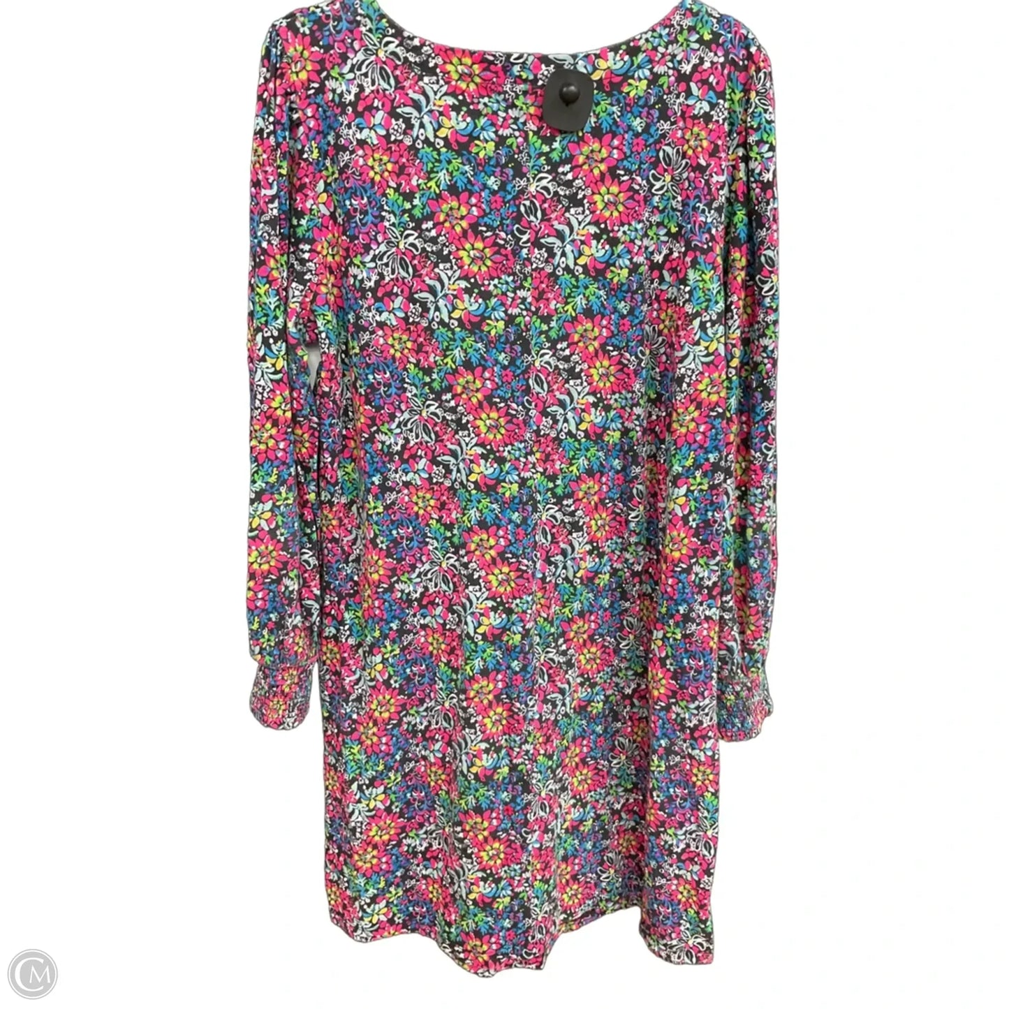 Dress Designer By Lilly Pulitzer In Floral Print, Size: 2x