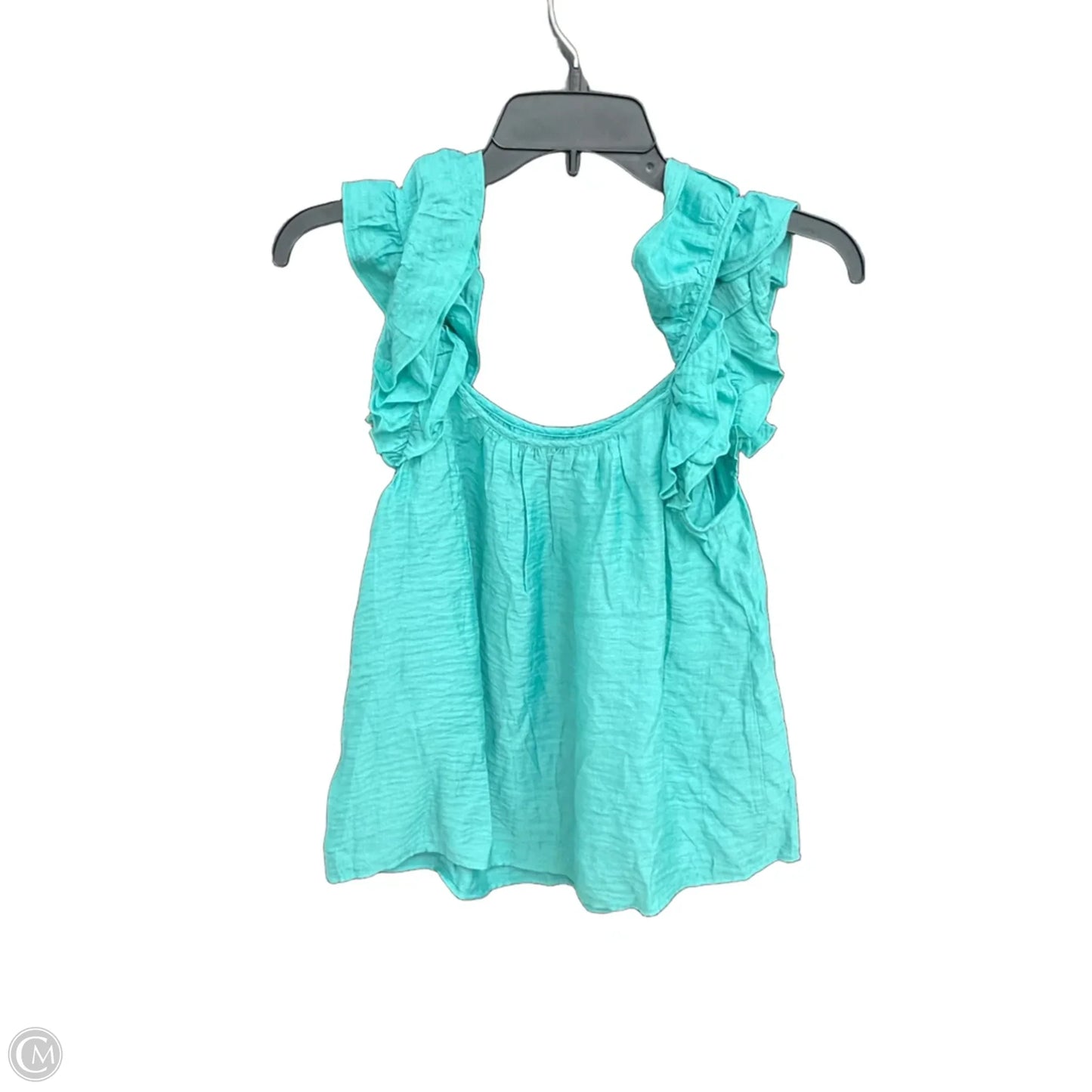 Top Sleeveless By Express In Green, Size: Xs