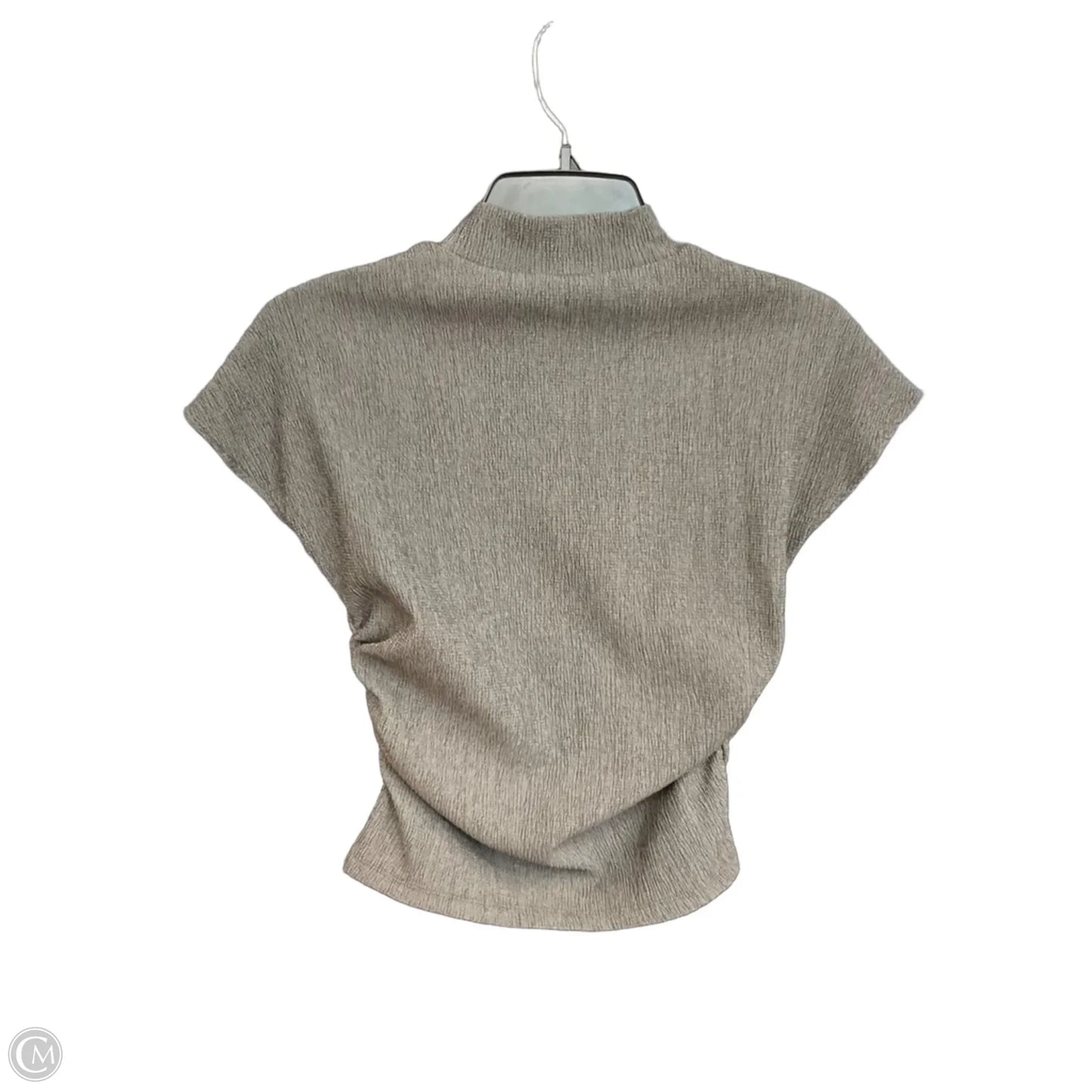 Top Sleeveless By Zara In Grey, Size: L