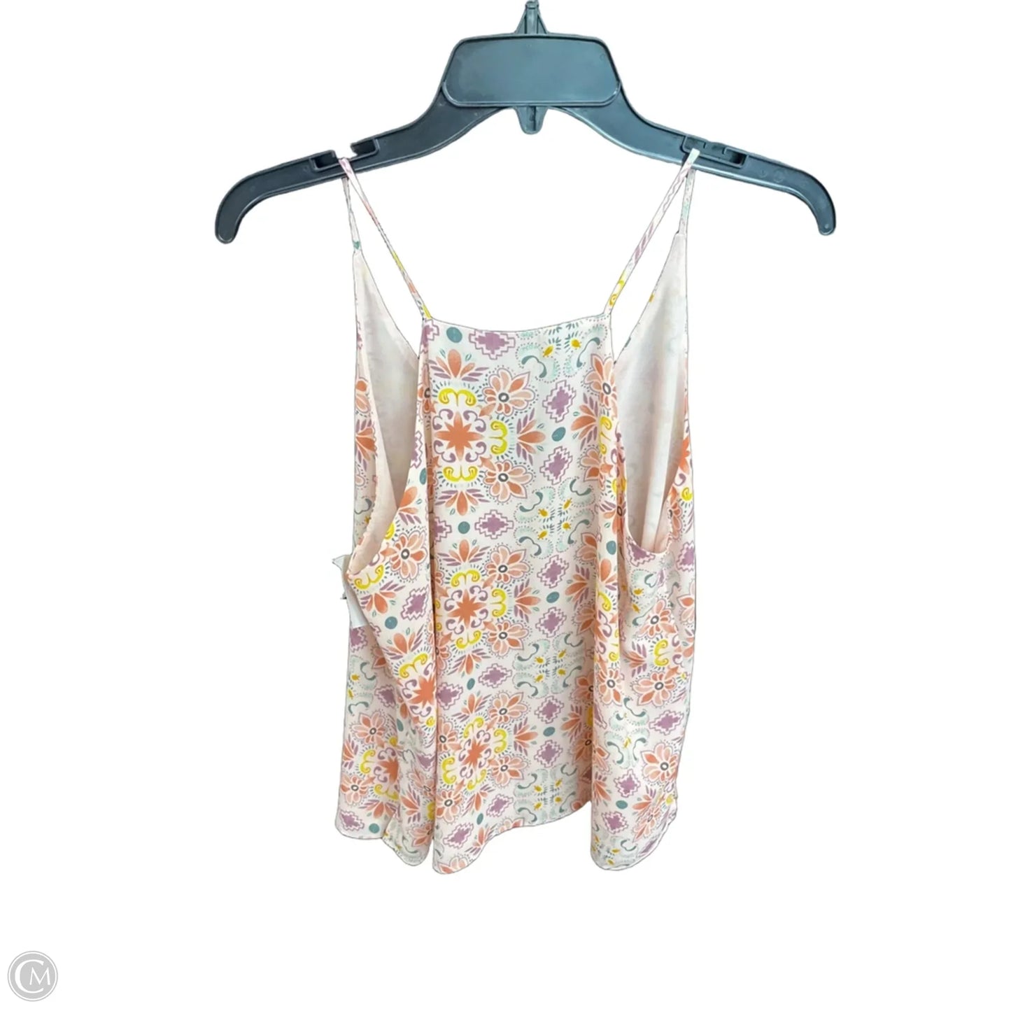 Top Sleeveless By Loft In Floral Print, Size: M