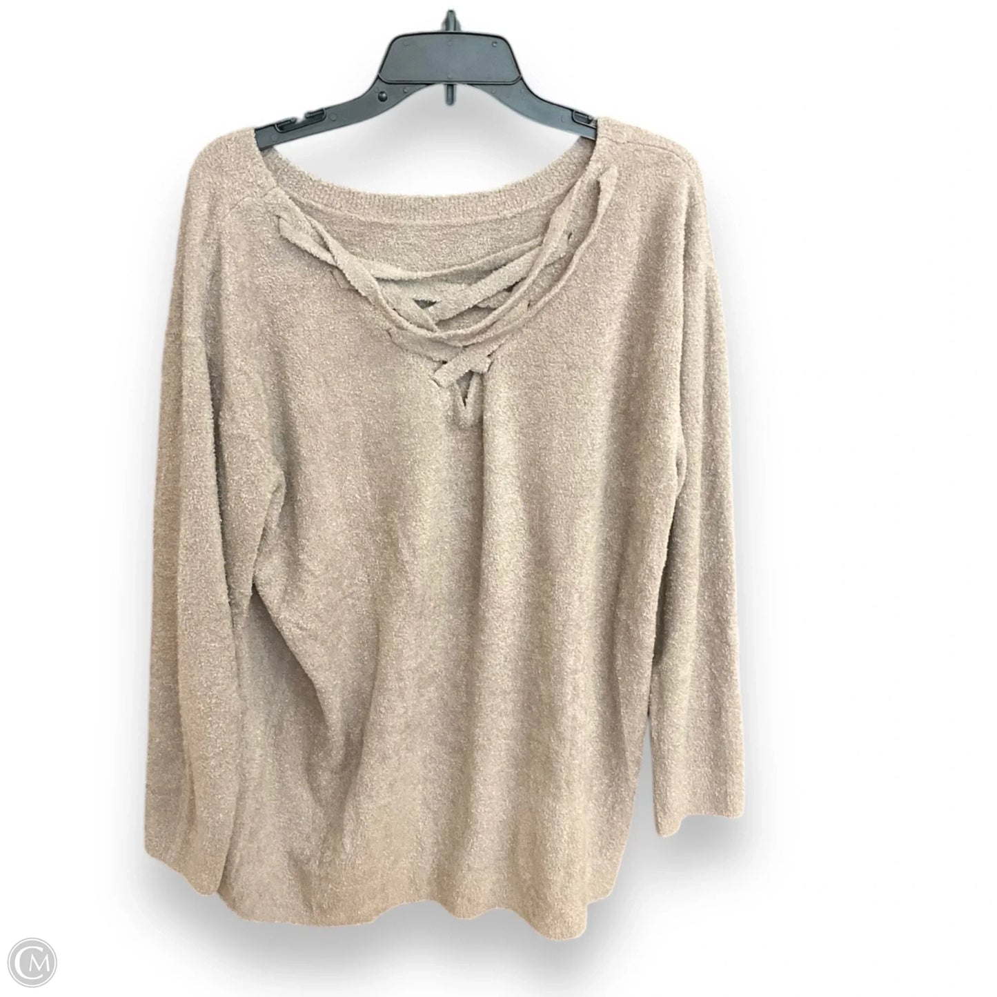 Sweater By Barefoot Dreams In Taupe, Size: Xl