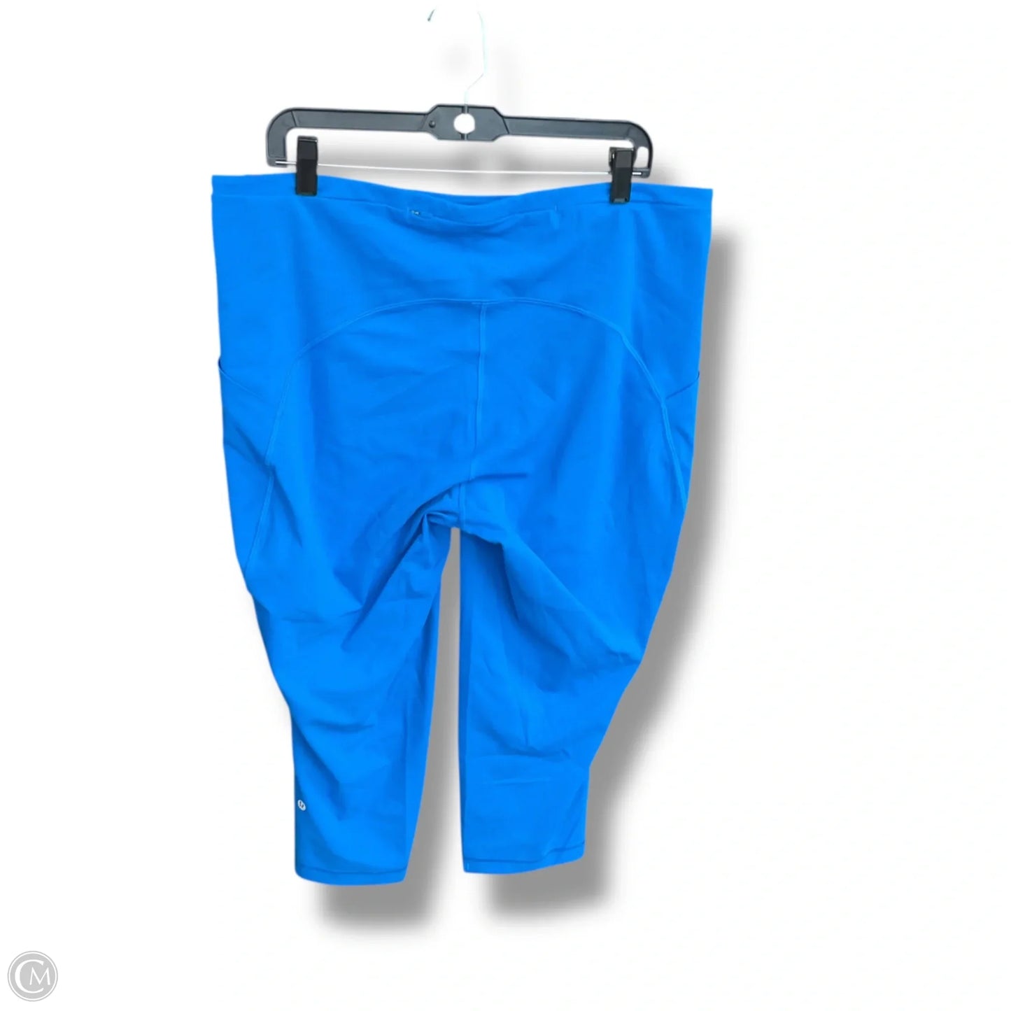Athletic Capris By Lululemon In Blue, Size: 18
