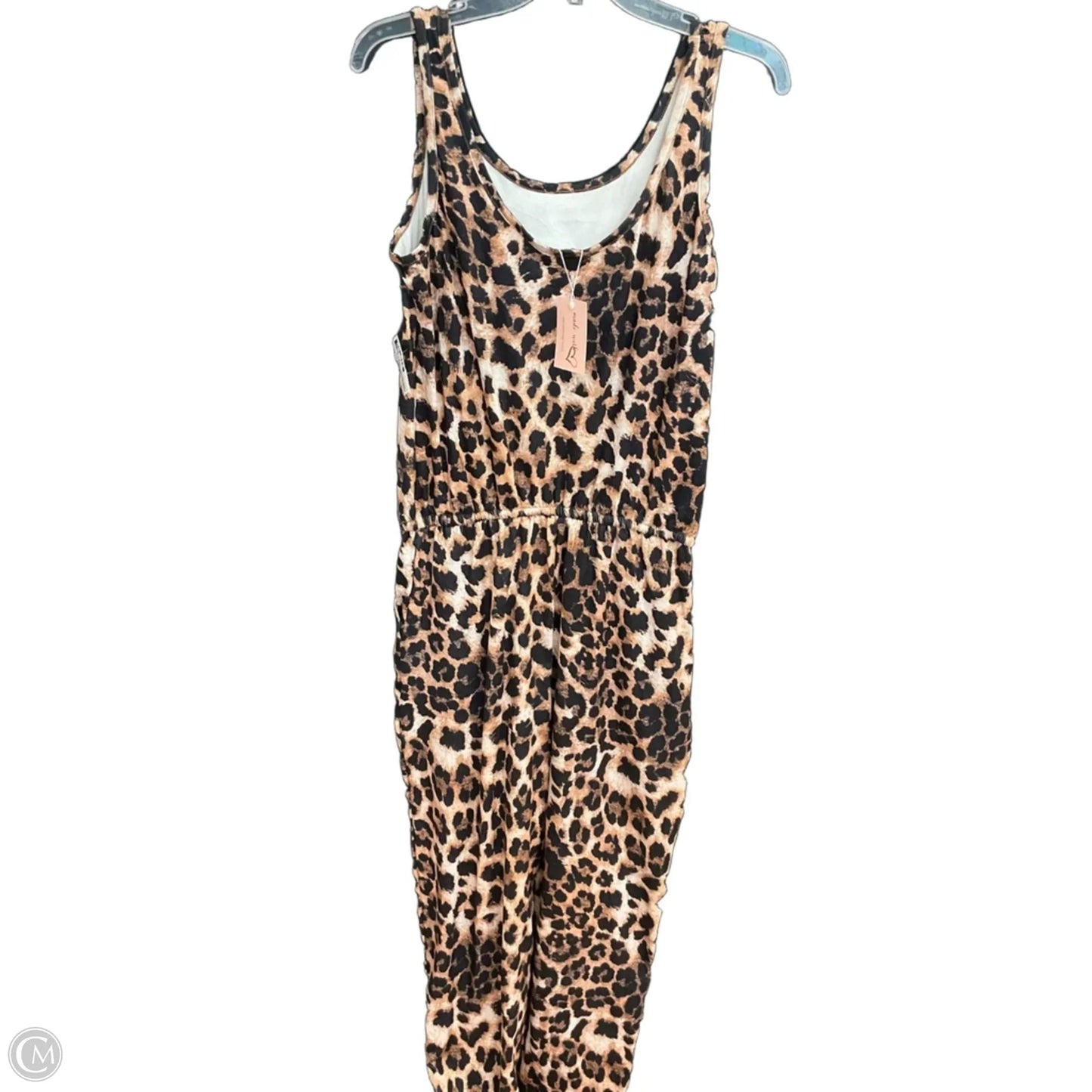 Jumpsuit By Clothes Mentor In Animal Print, Size: L