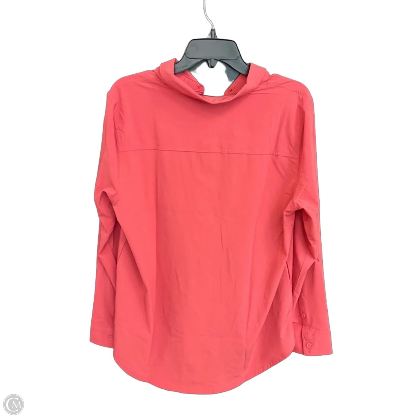 Blouse Long Sleeve By Eddie Bauer In Red, Size: L