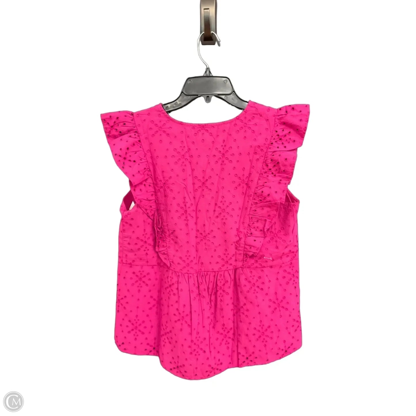 Top Short Sleeve By Loft In Pink, Size: S