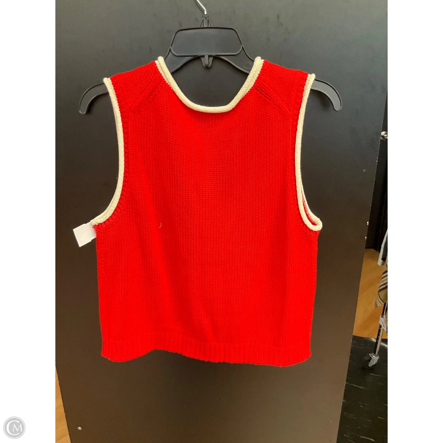 Top Sleeveless By Evereve In Red, Size: S