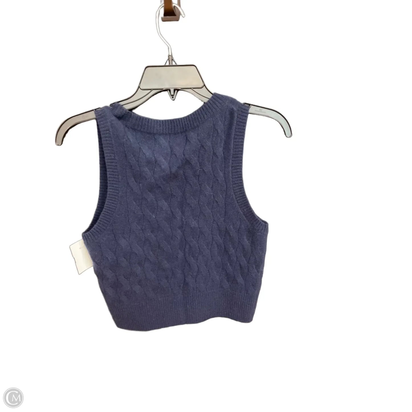 Vest Sweater By J. Crew In Navy, Size: Xxs