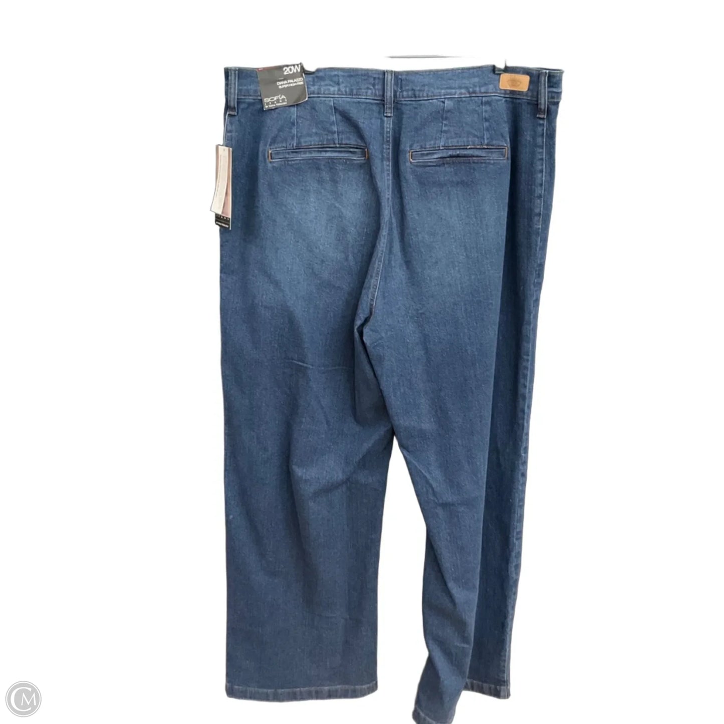 Jeans Boot Cut By Sofia By Sofia Vergara In Blue Denim, Size: 20