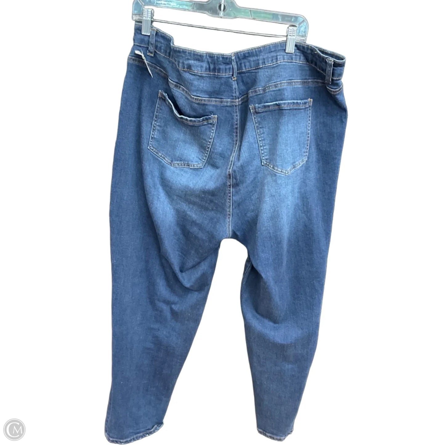 Jeans Straight By Stitch Star In Blue Denim, Size: 20