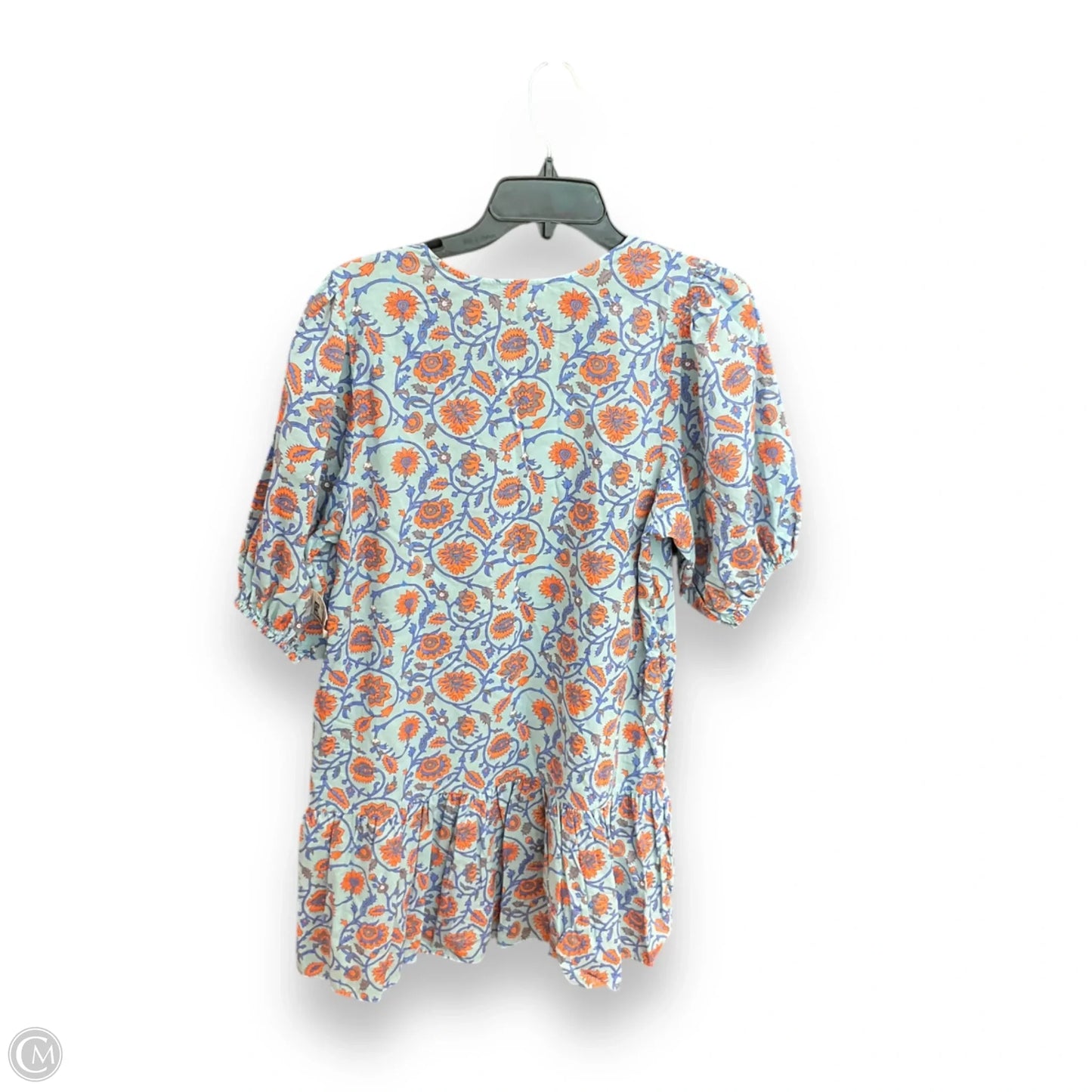 Dress Casual Short By Sundry In Blue & Orange, Size: S